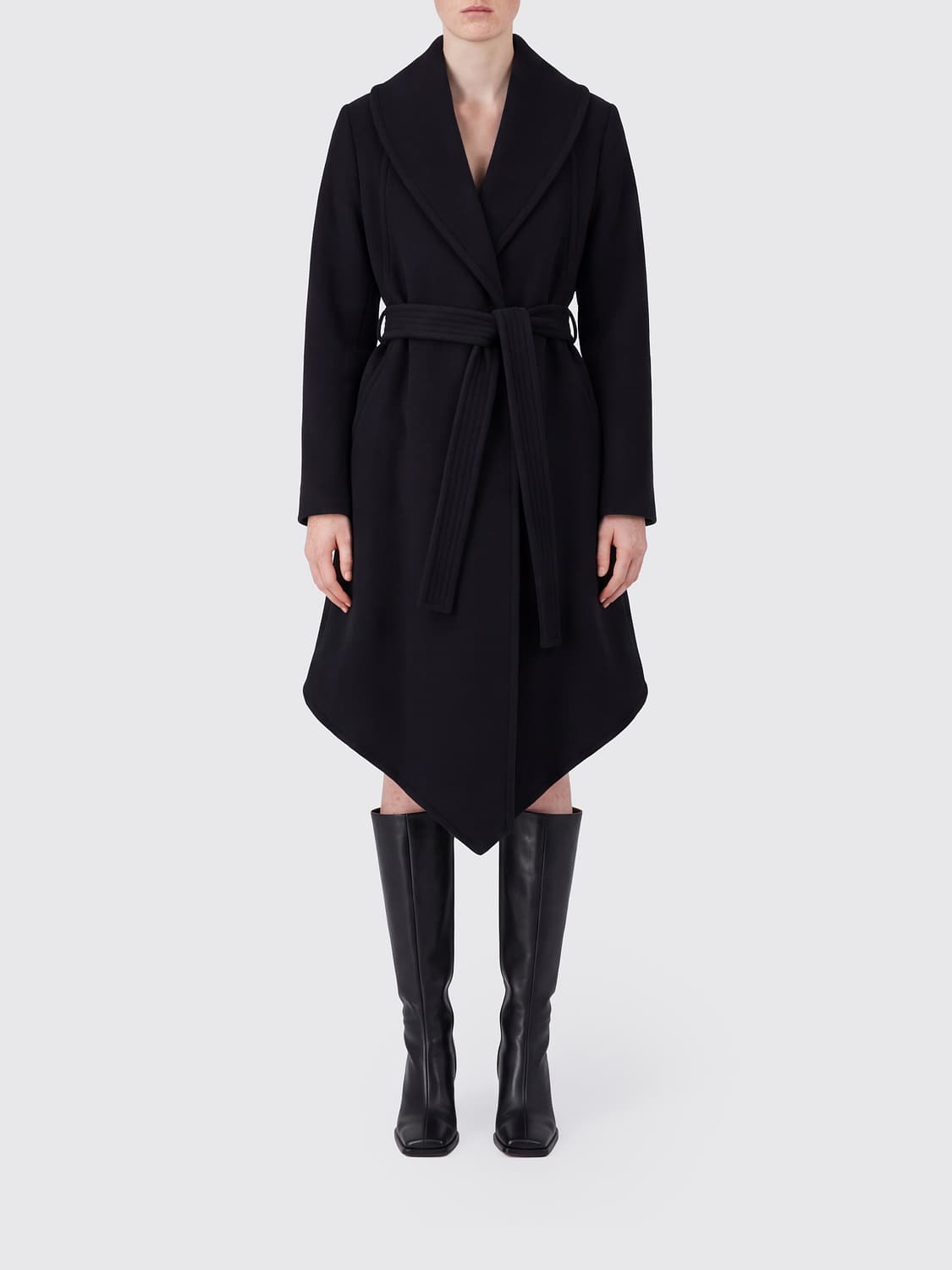 ALAÏA ABRIGO: Abrigo mujer AlaÏa, Negro - Img 1