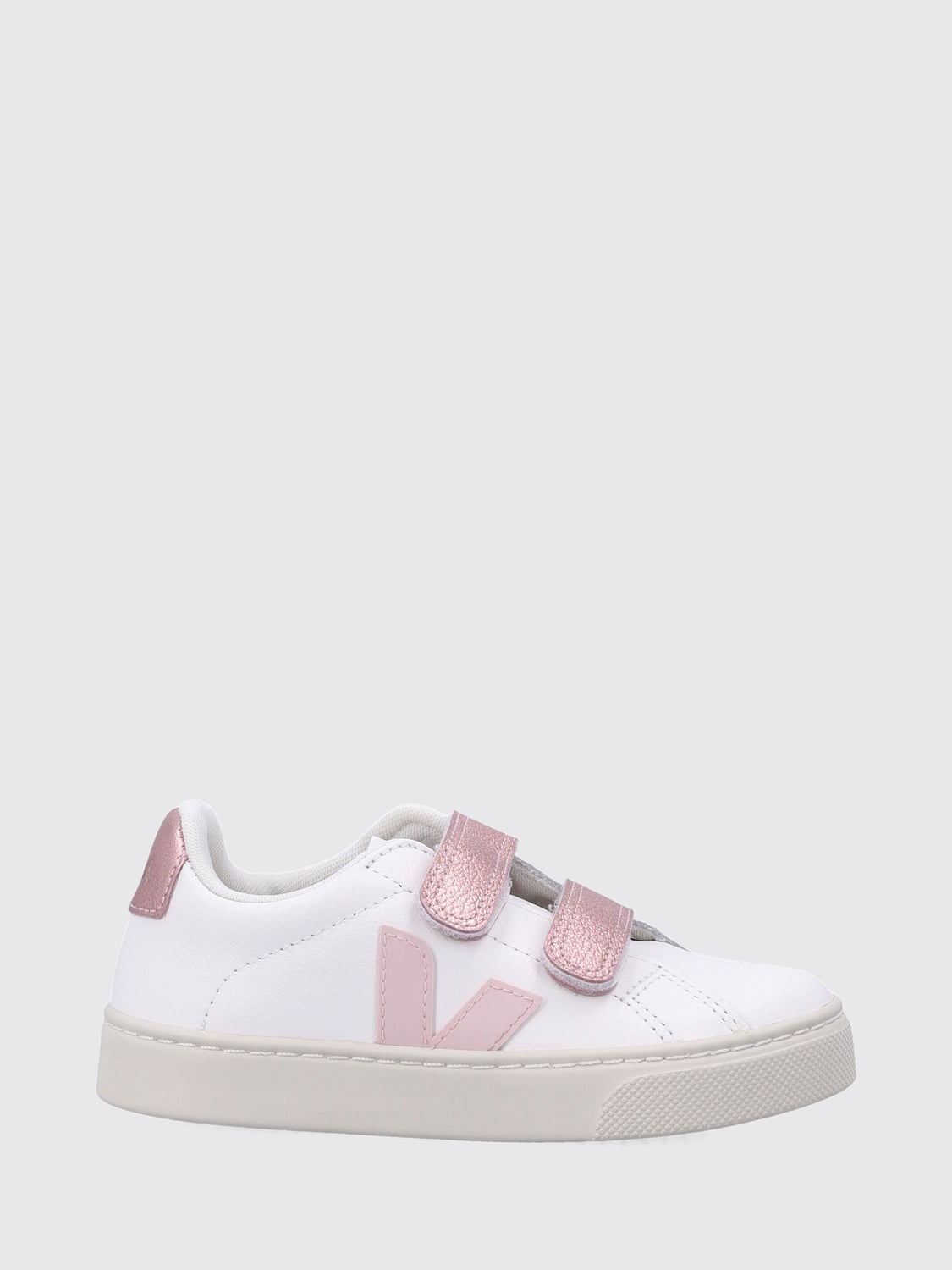 VEJA BASKETS: Baskets enfant Veja, Blanc - Img 1