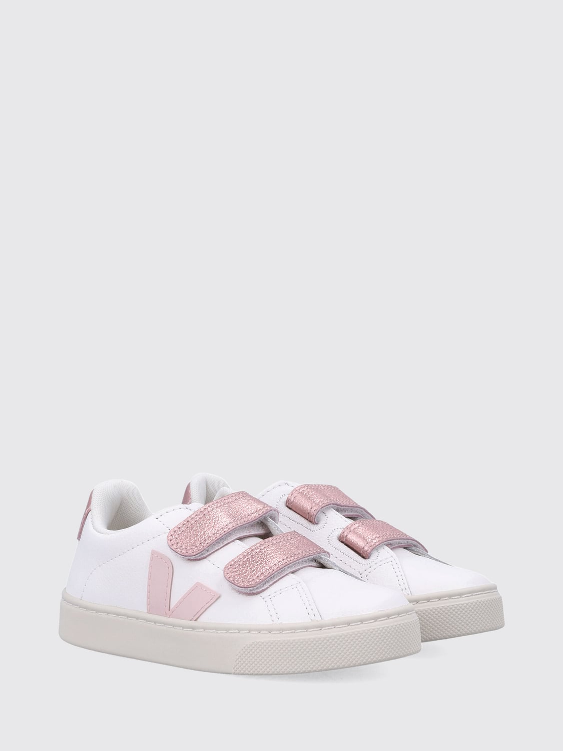 VEJA BASKETS: Baskets enfant Veja, Blanc - Img 2
