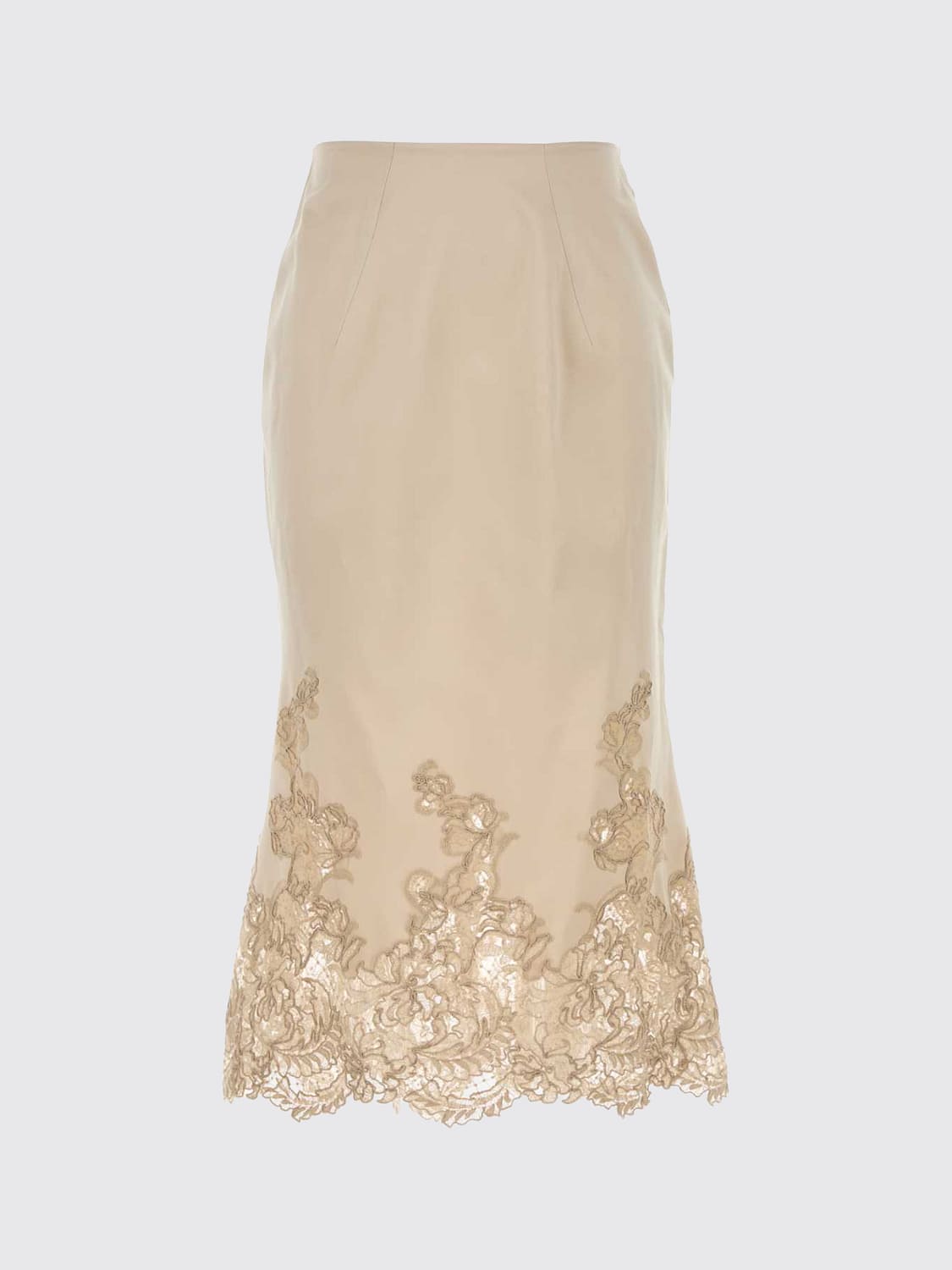 ERMANNO SCERVINO FALDA: Falda mujer Ermanno Scervino, Arena - Img 2
