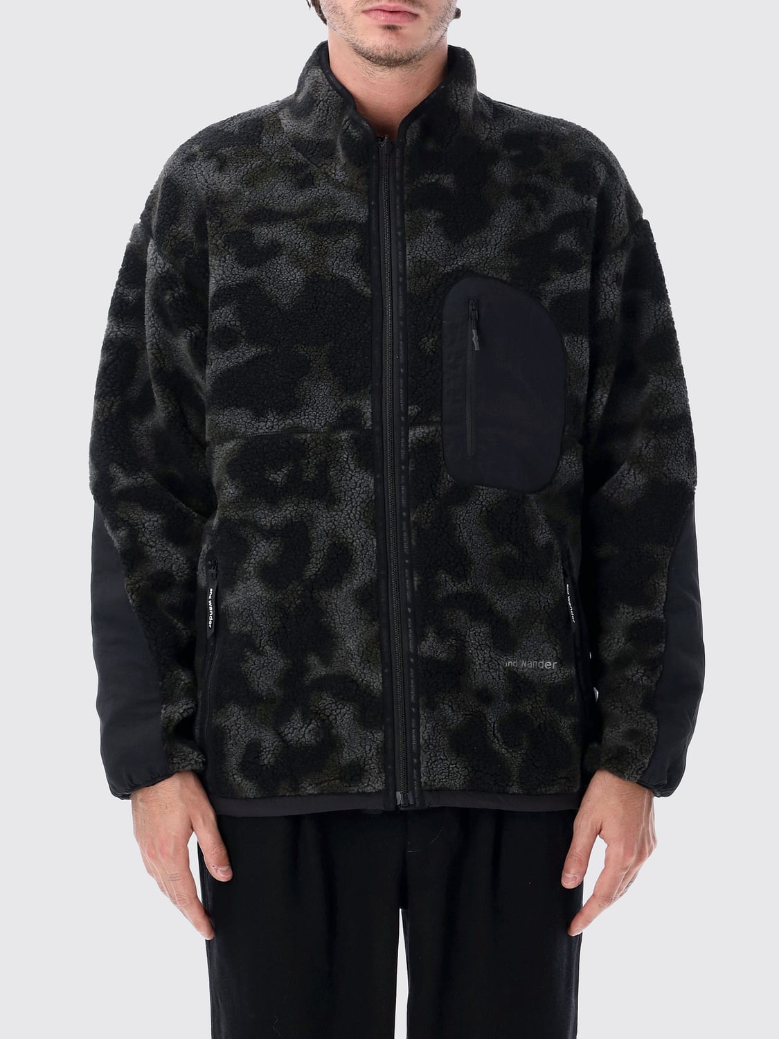 AND WANDER JACKE: Jacke herren And Wander, Grau - Img 1
