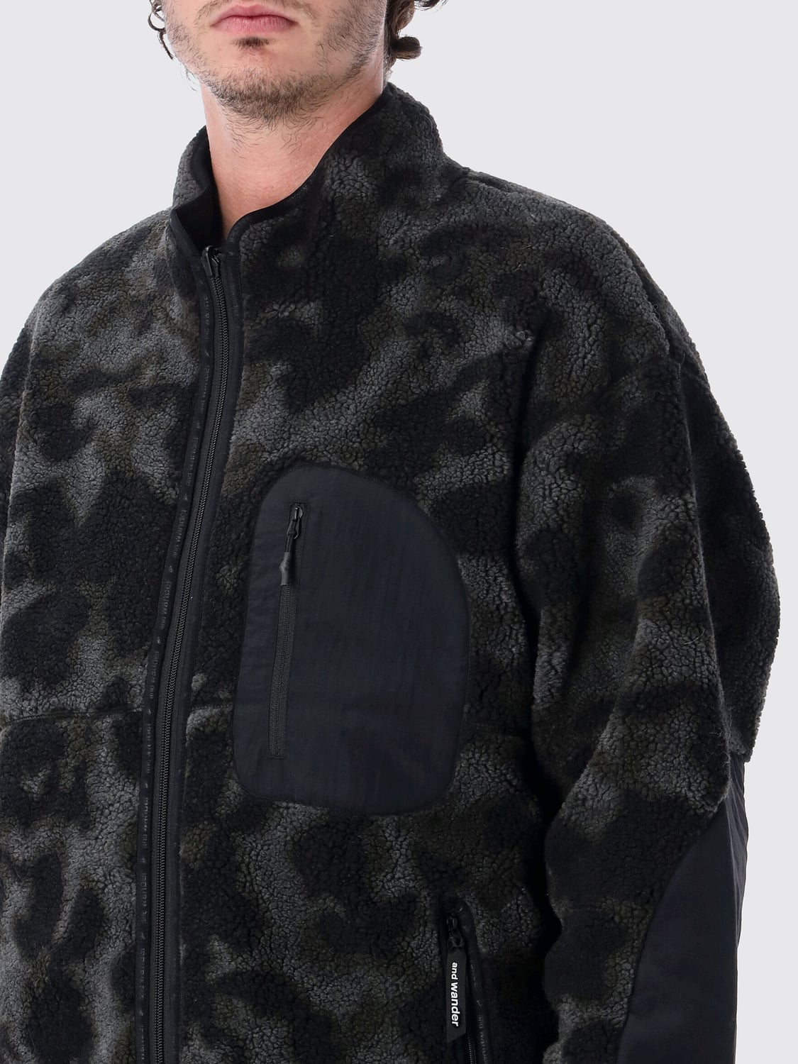 AND WANDER JACKE: Jacke herren And Wander, Grau - Img 3