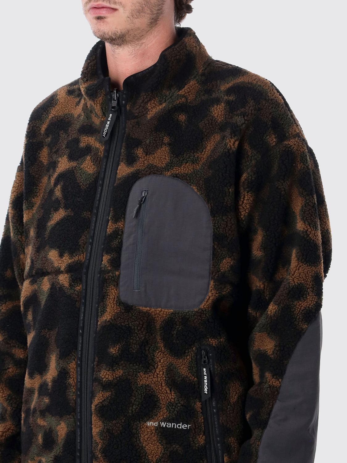 AND WANDER JACKET: Jacket men And Wander, Brown - Img 3