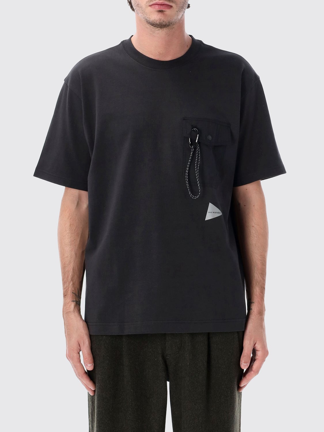 AND WANDER CAMISETA: Camiseta hombre And Wander, Negro - Img 1