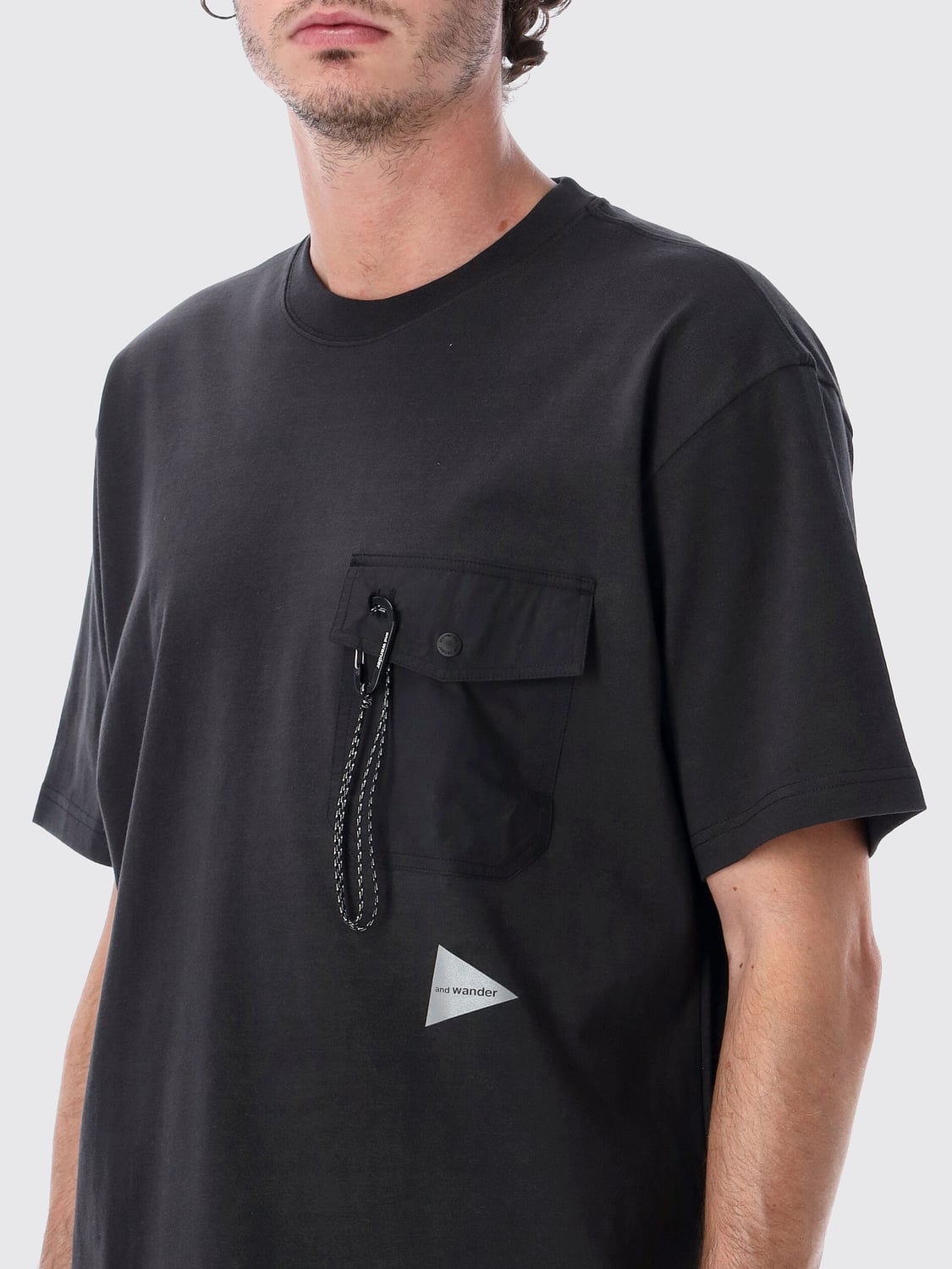 AND WANDER CAMISETA: Camiseta hombre And Wander, Negro - Img 3