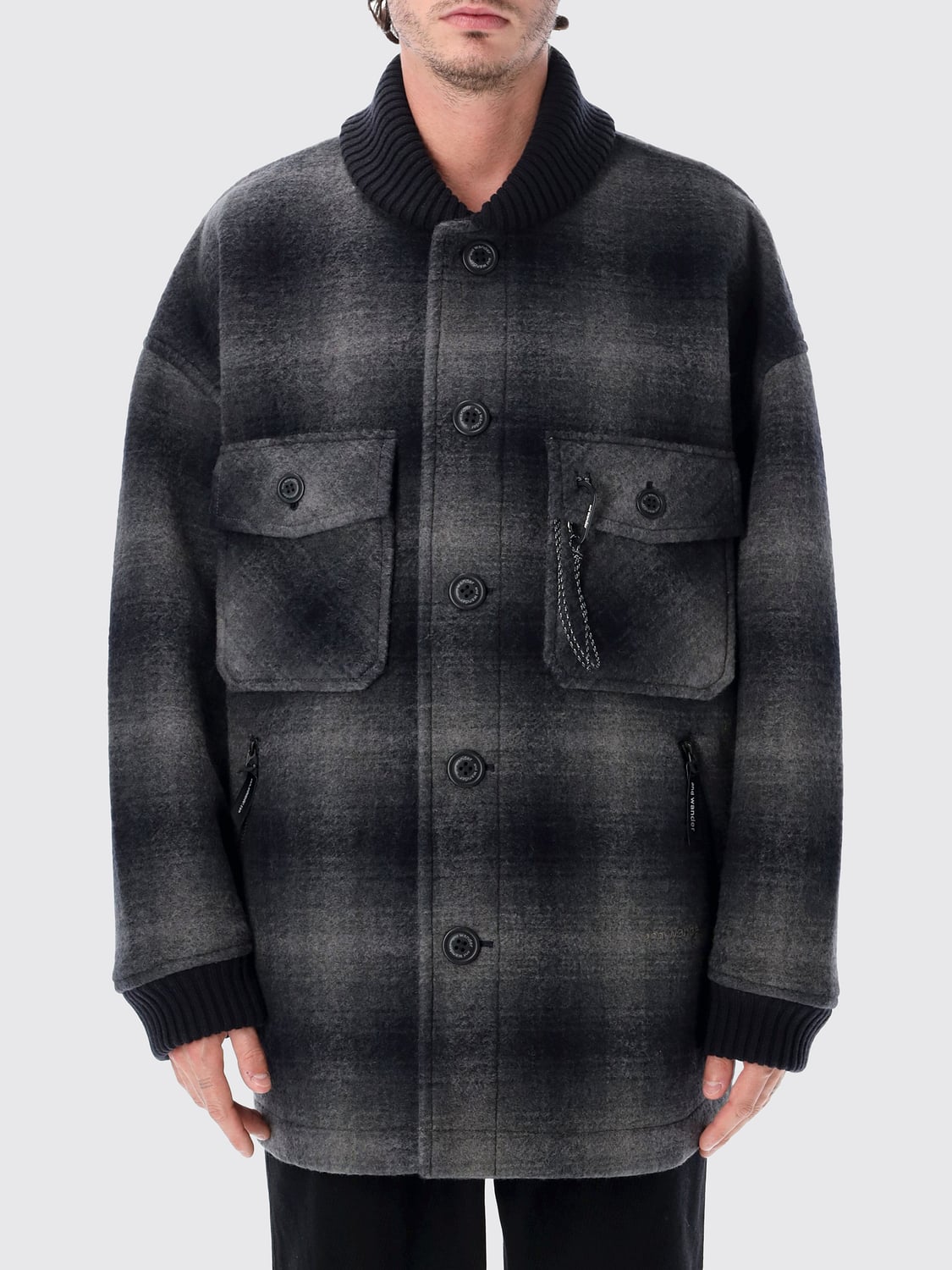 AND WANDER JACKET: Jacket men And Wander, Charcoal - Img 1