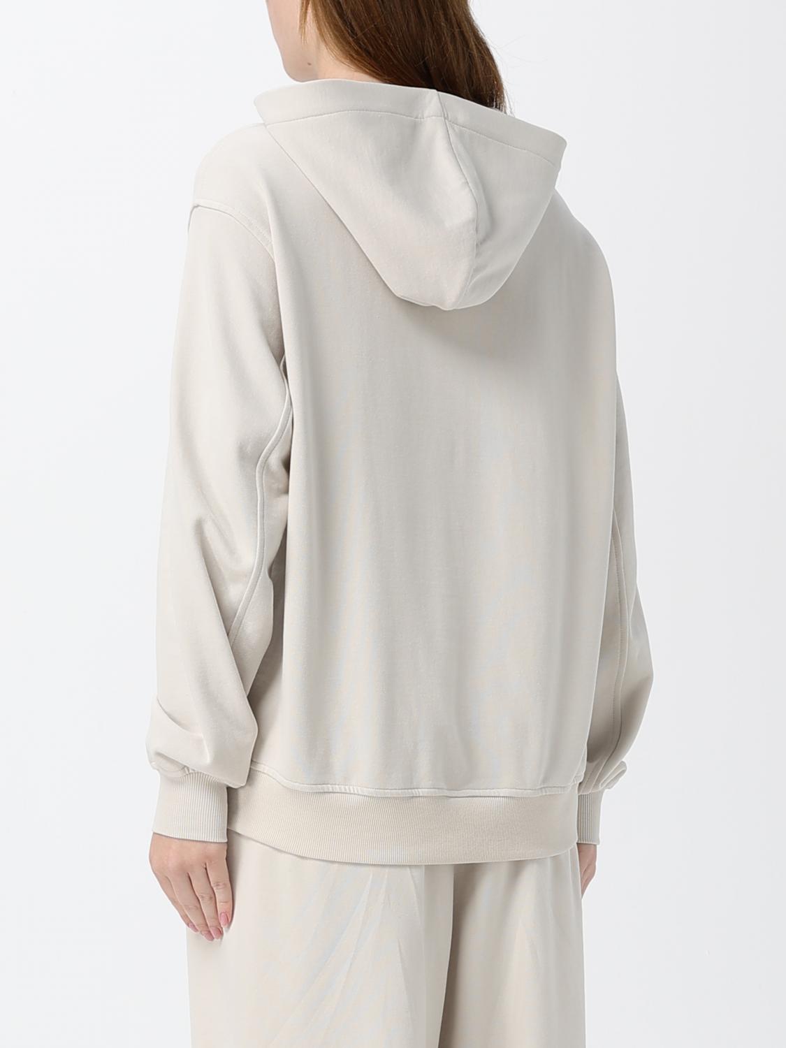 BRUNELLO CUCINELLI SUDADERA: Sudadera mujer Brunello Cucinelli, Blanco - Img 3
