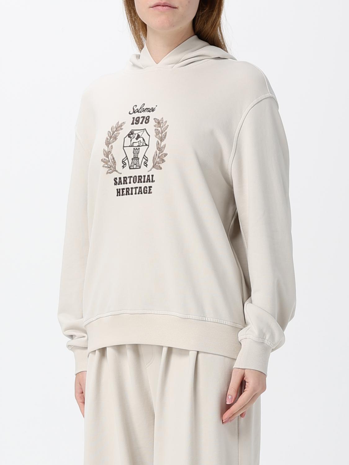BRUNELLO CUCINELLI SUDADERA: Sudadera mujer Brunello Cucinelli, Blanco - Img 4