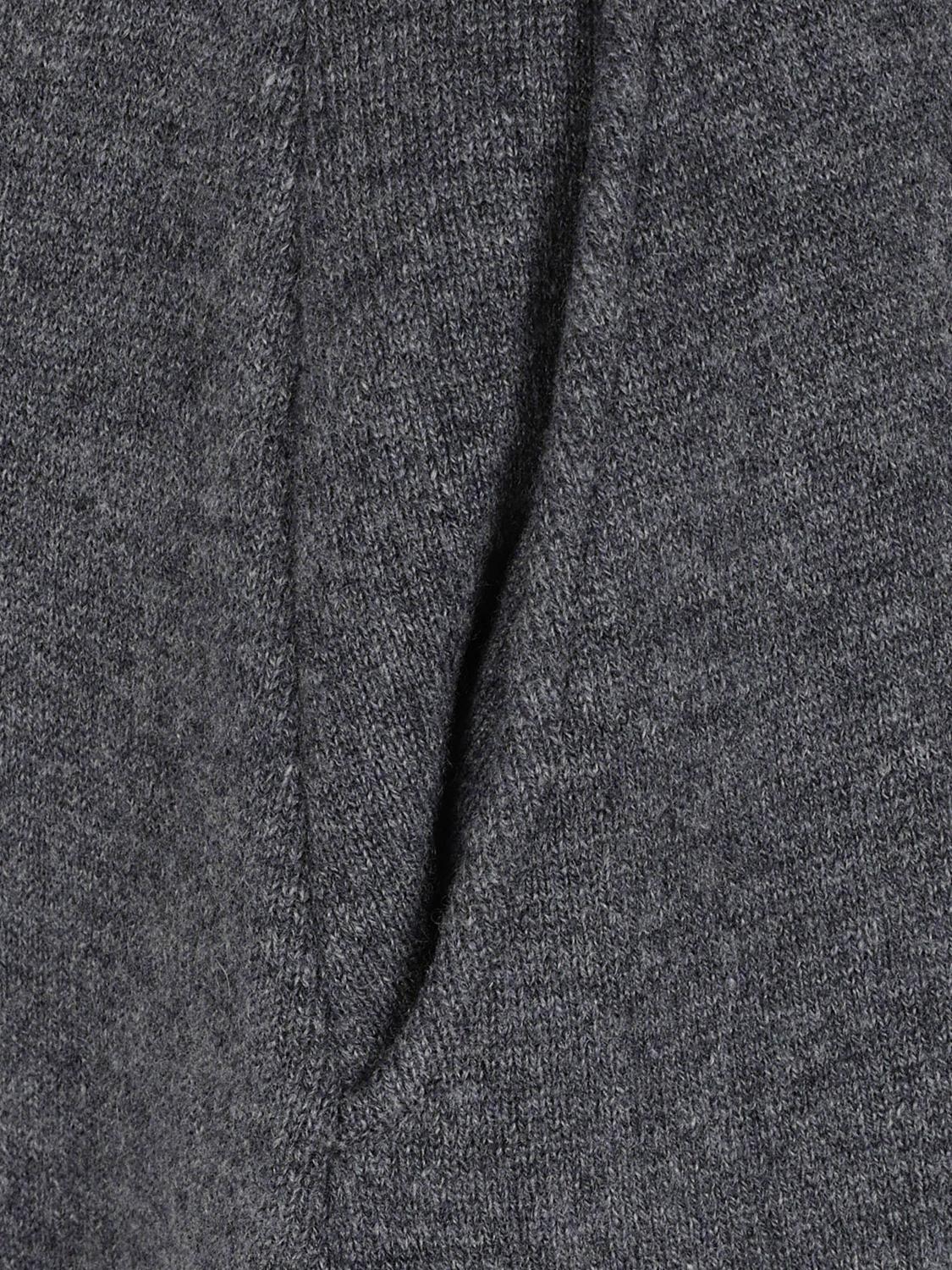 LISA YANG PANTALON: Pantalon droit Lisa Yang en maille de pur cachemire à taille mi-haute, Gris - Img 4