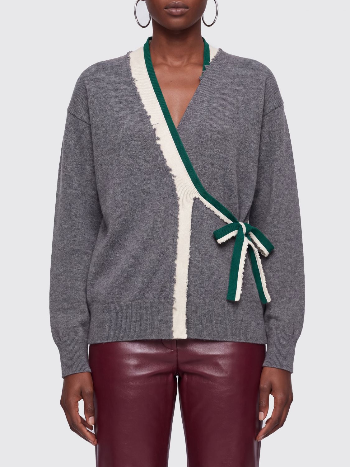 DRIES VAN NOTEN JERSEY: Jersey mujer Dries Van Noten, Gris - Img 1