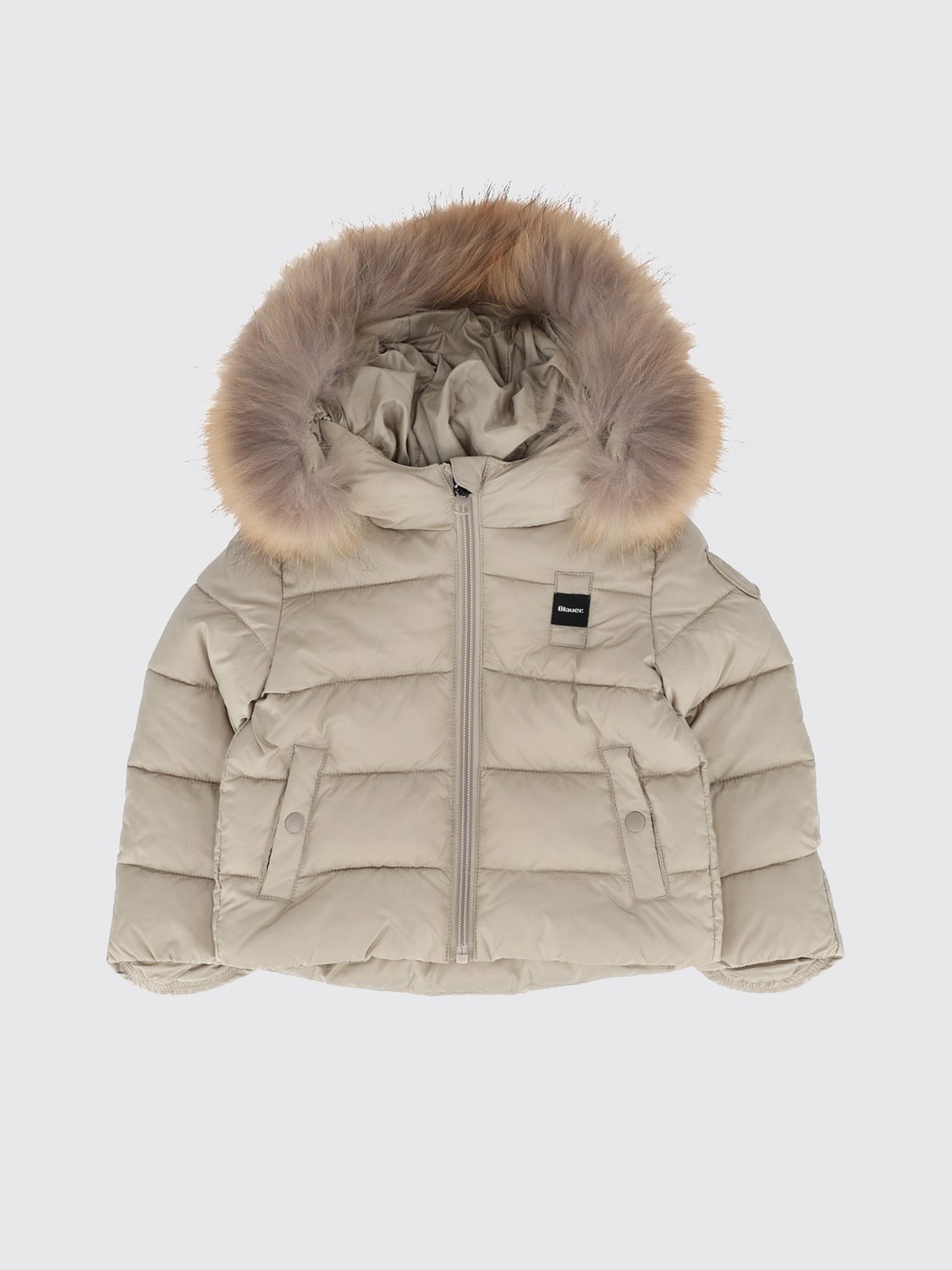 BLAUER JACKET: Jacket kids Blauer, Beige - Img 1