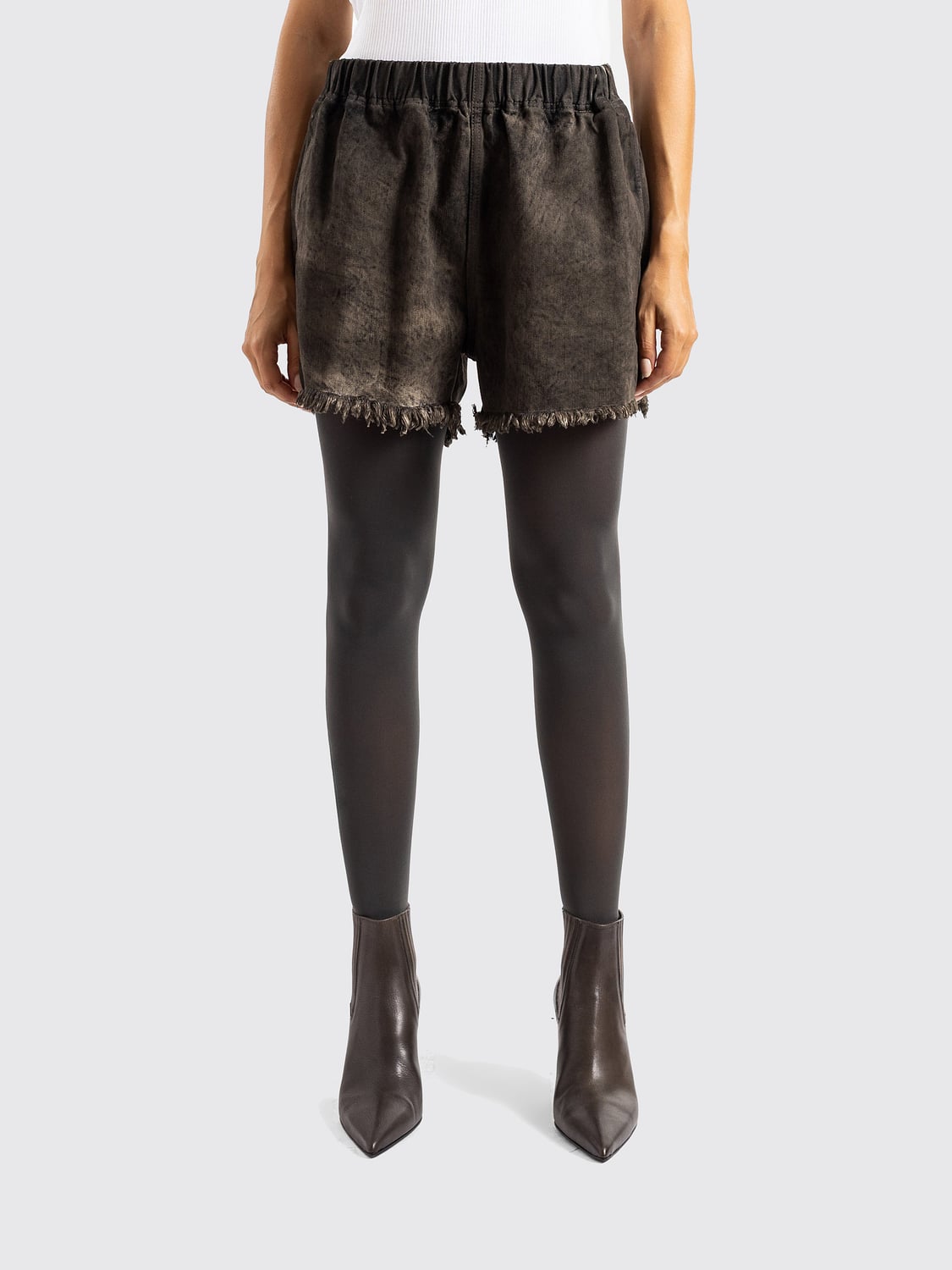RICK OWENS SHORTS: Shorts damen Rick Owens, Grau - Img 1
