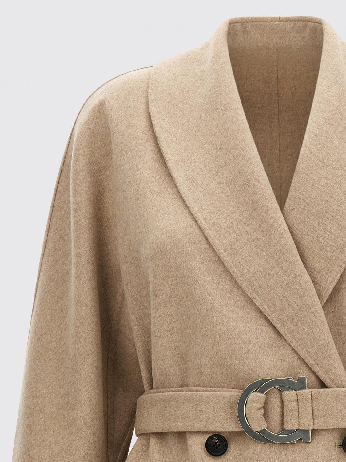 FERRAGAMO JACKET: Jacket woman Ferragamo, Beige - Img 4