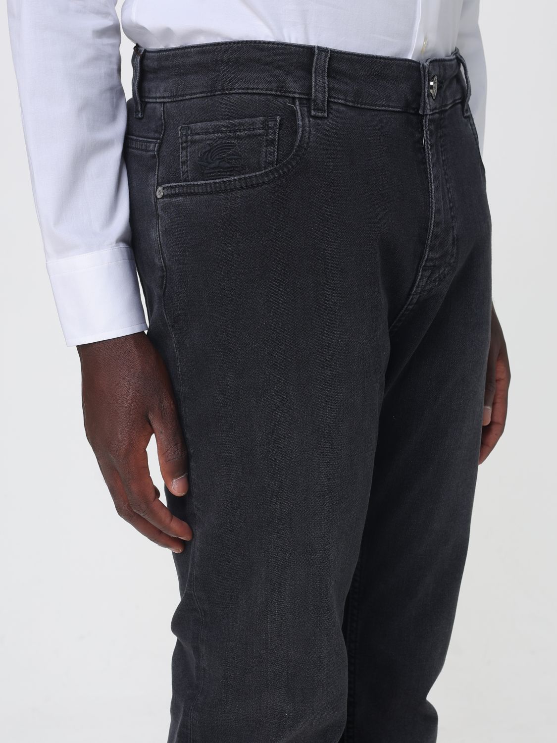 ETRO JEANS: Jeans men Etro, Grey - Img 5