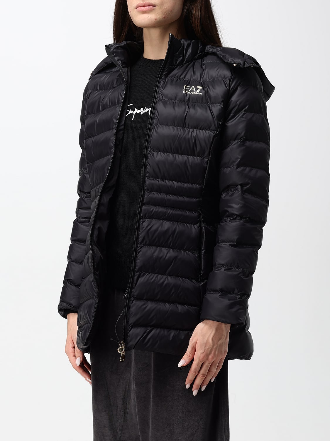 EA7 JACKE: Jacke damen Ea7, Schwarz - Img 3