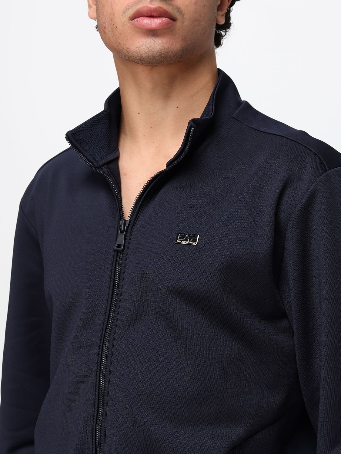 EA7 JERSEY: Jersey hombre Ea7, Azul Oscuro - Img 3