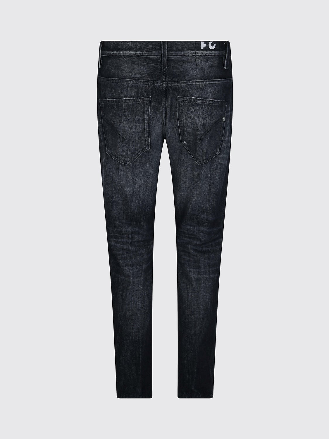 DONDUP JEANS: Jeans skinny Dondup slim fit in denim distressed con effetto usurato, Blue - Img 3