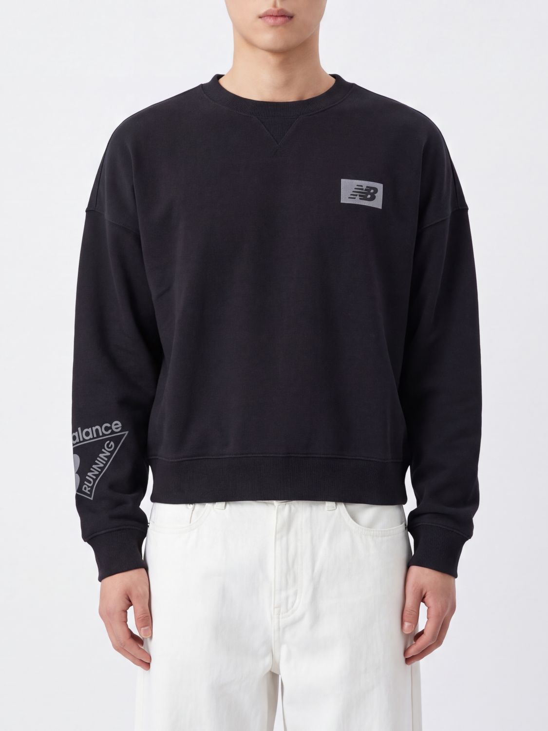 NEW BALANCE PULLOVER: Pullover herren New Balance, Blau - Img 1