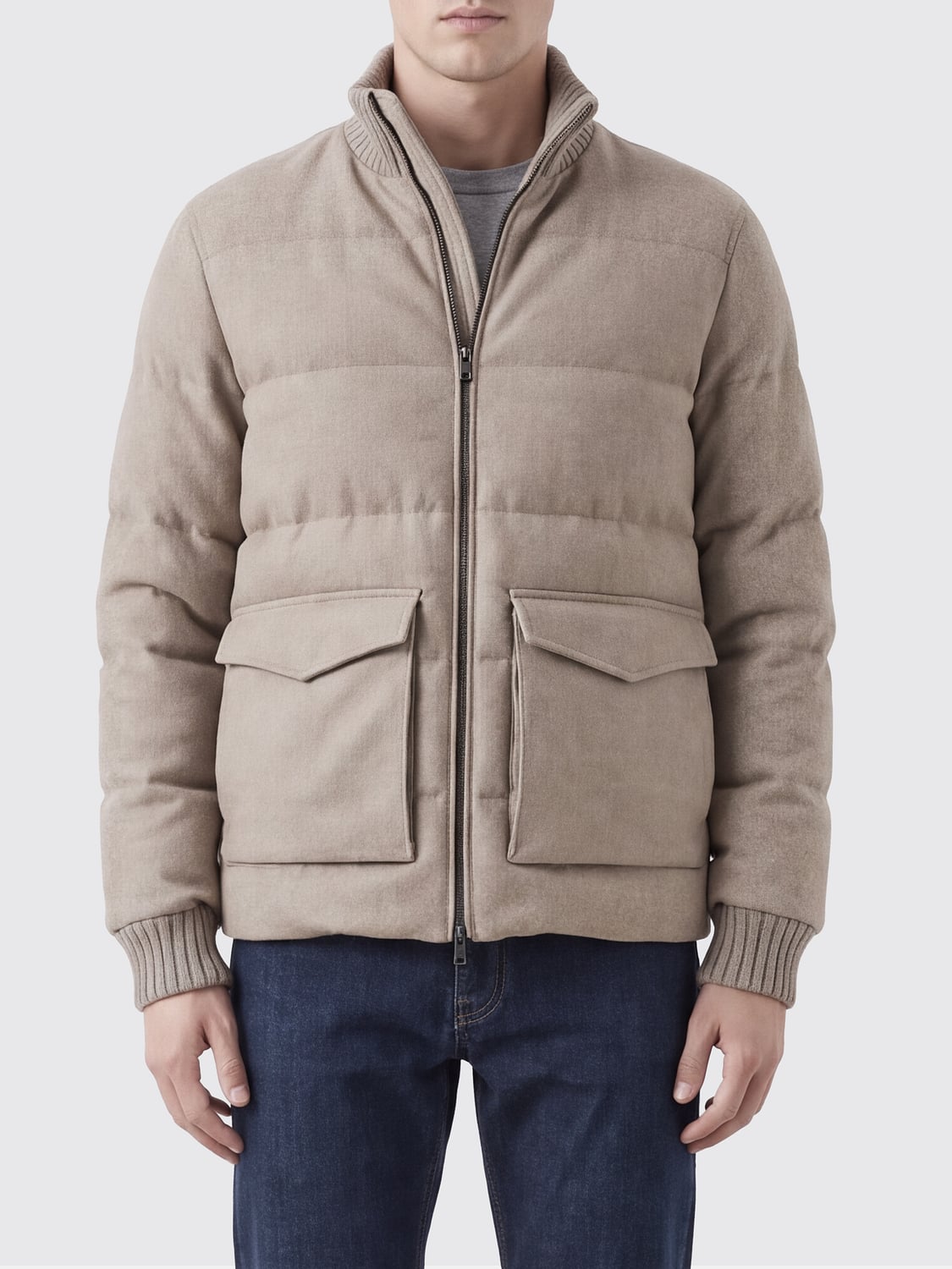 HERNO JACKE: Jacke herren Herno, Beige - Img 1