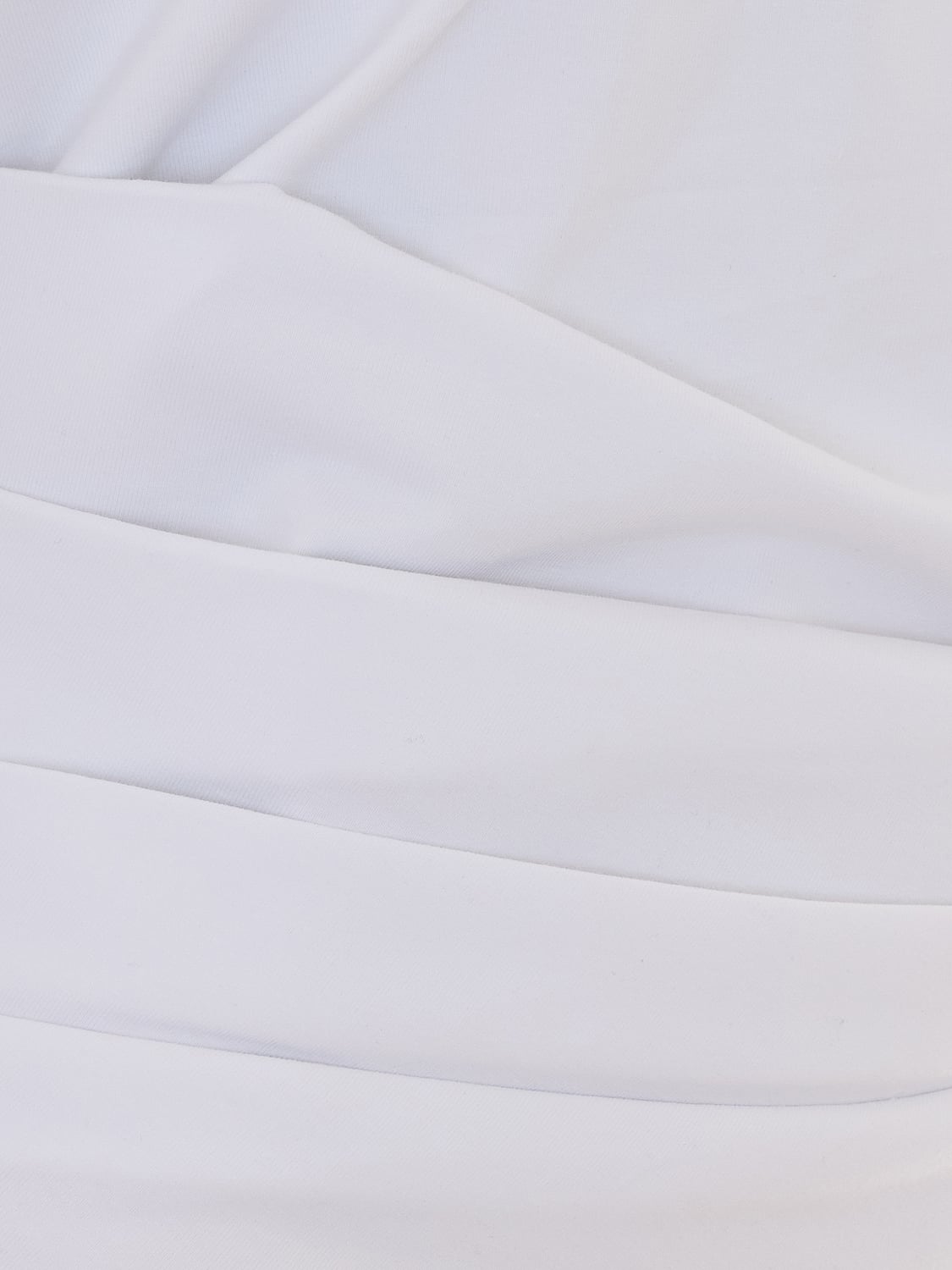 GANNI POLO: Polo cropped de punto Ganni de algodón orgánico con logo Butterfly, Blanco - Img 4