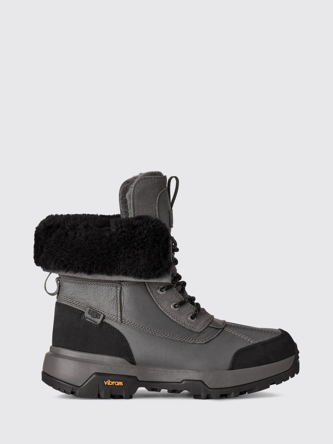 UGG BOOT: UGG Adirondack XXV Waterproof Leather Boots with Vibram Sole, Steel - Img 1