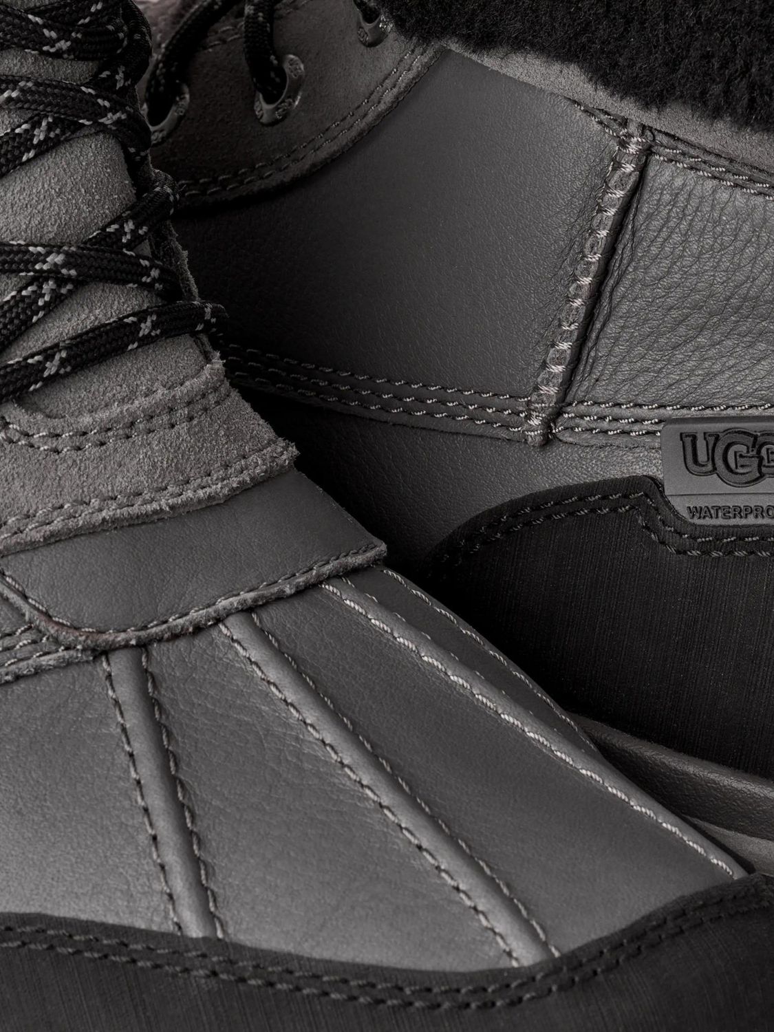 UGG BOOT: UGG Adirondack XXV Waterproof Leather Boots with Vibram Sole, Steel - Img 3