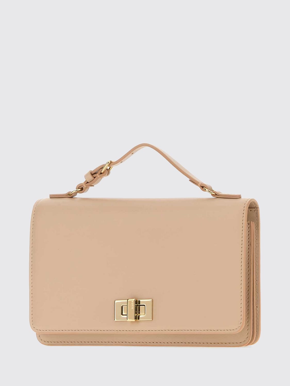 FENDI MINI BAG: Peekaboo Wallet on Chain Fendi in Calfskin with FF Monogram, Pink - Img 3