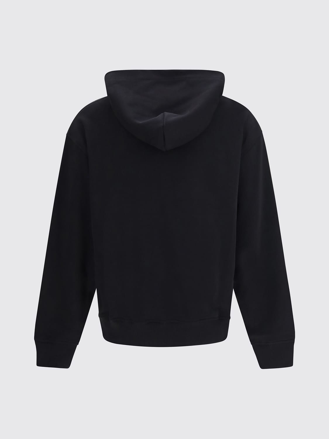 PALM ANGELS SWEATSHIRT: Baumwoll-Hoodie Palm Angels mit kontrastierendem Logo, Schwarz - Img 3