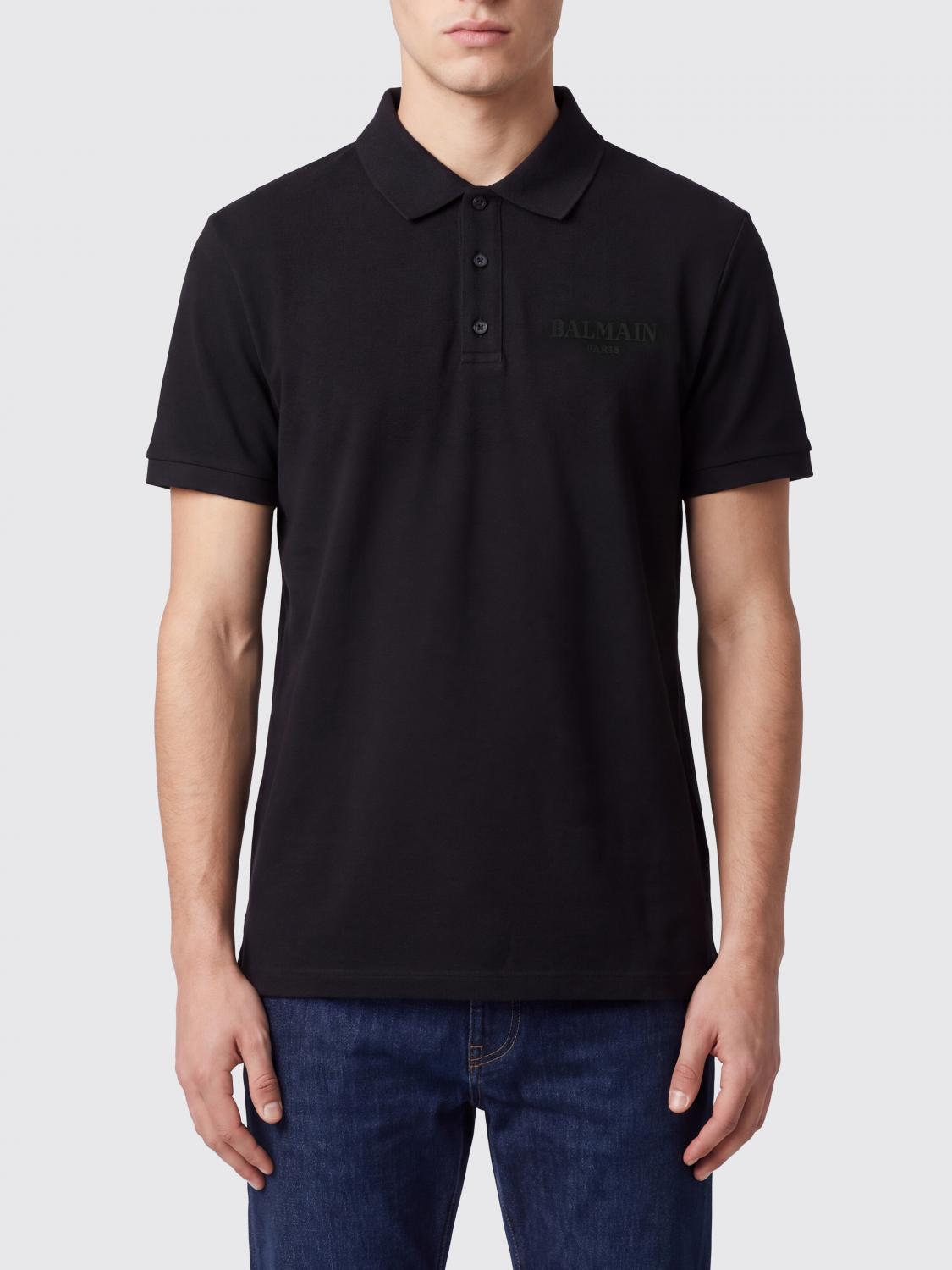 BALMAIN POLO: Polo uomo Balmain, Nero - Img 1