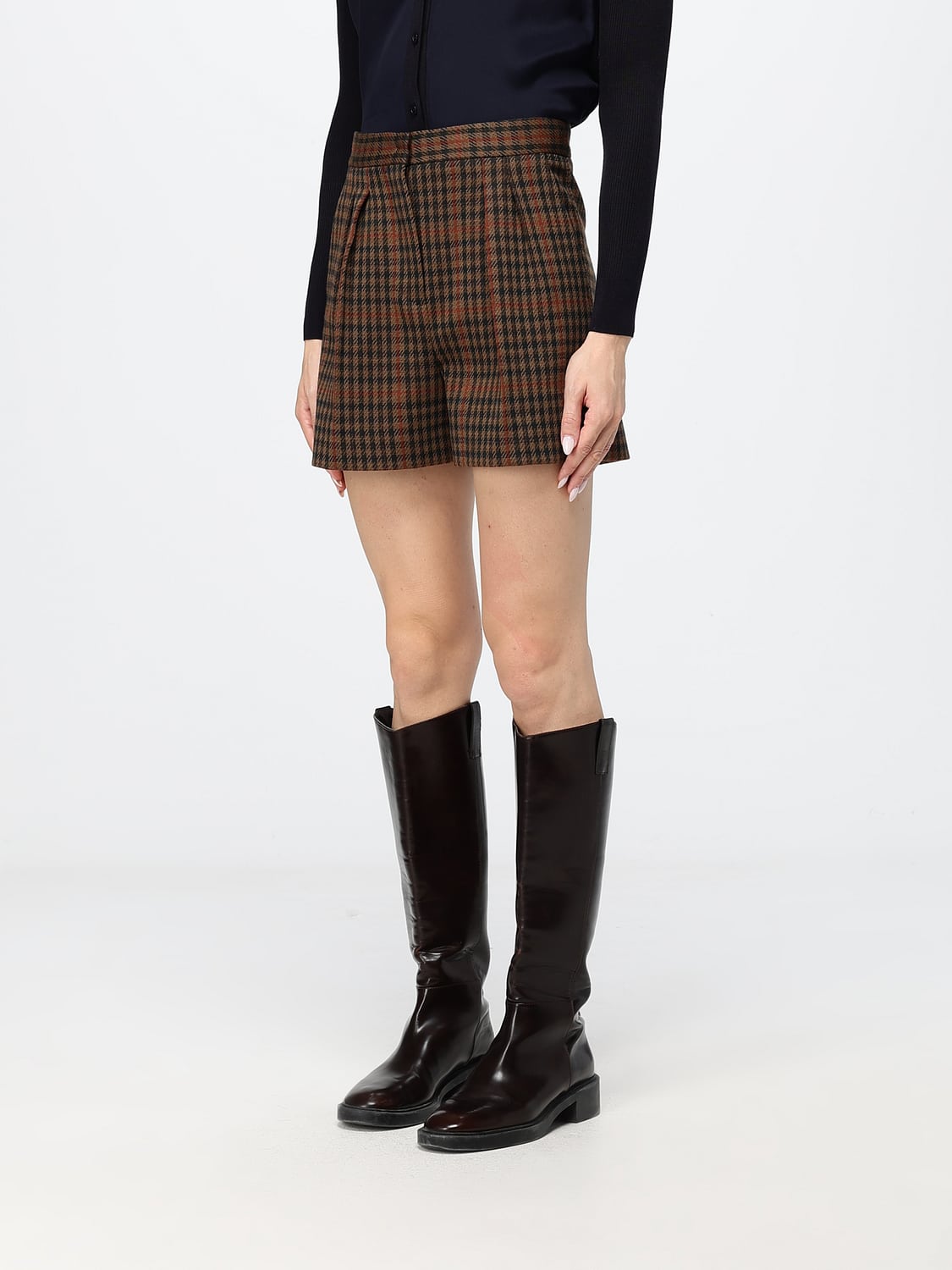 MAX MARA SHORTS: Shorts damen Max Mara, Braun - Img 4