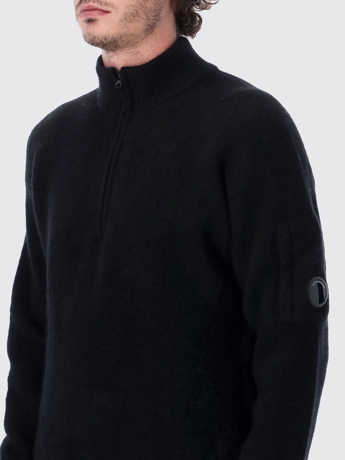 C.P. COMPANY PULL: Pull homme C.P. Company, Noir - Img 3