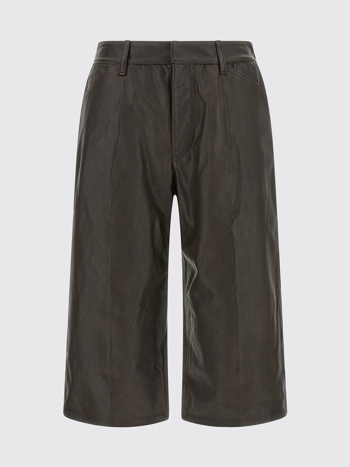LEMAIRE PANTALONES CORTOS: Pantalones cortos mujer Lemaire, Marrón - Img 2