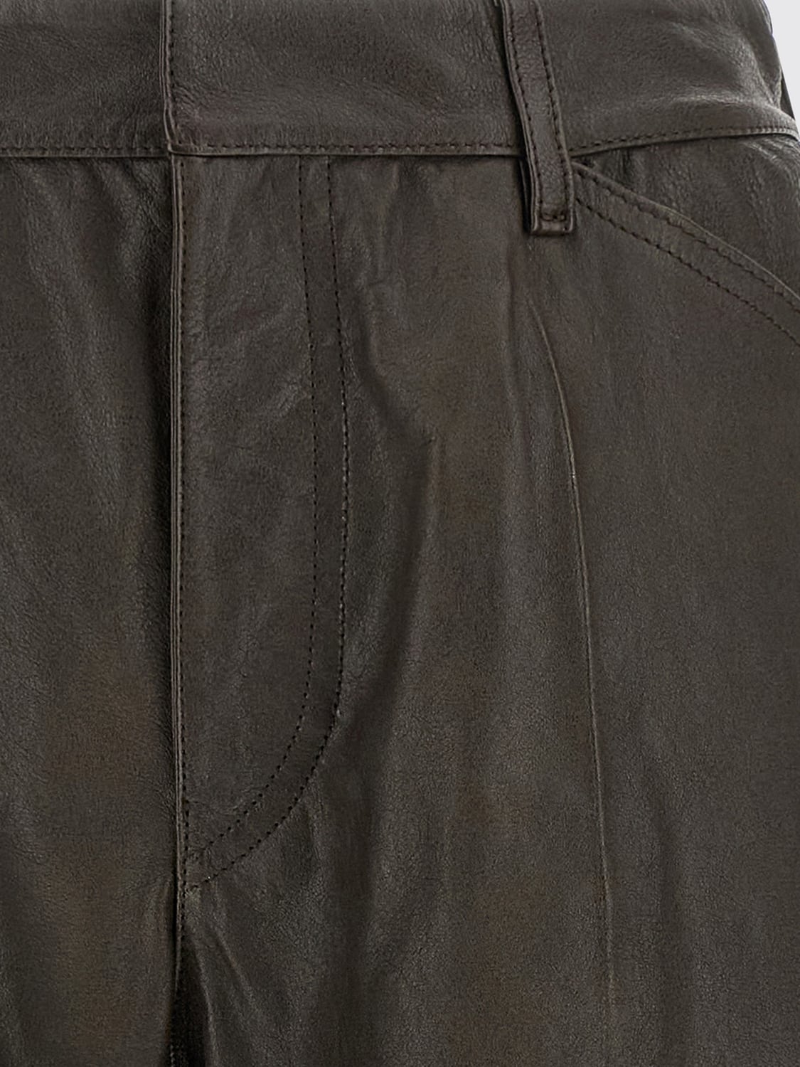 LEMAIRE PANTALONES CORTOS: Pantalones cortos mujer Lemaire, Marrón - Img 4