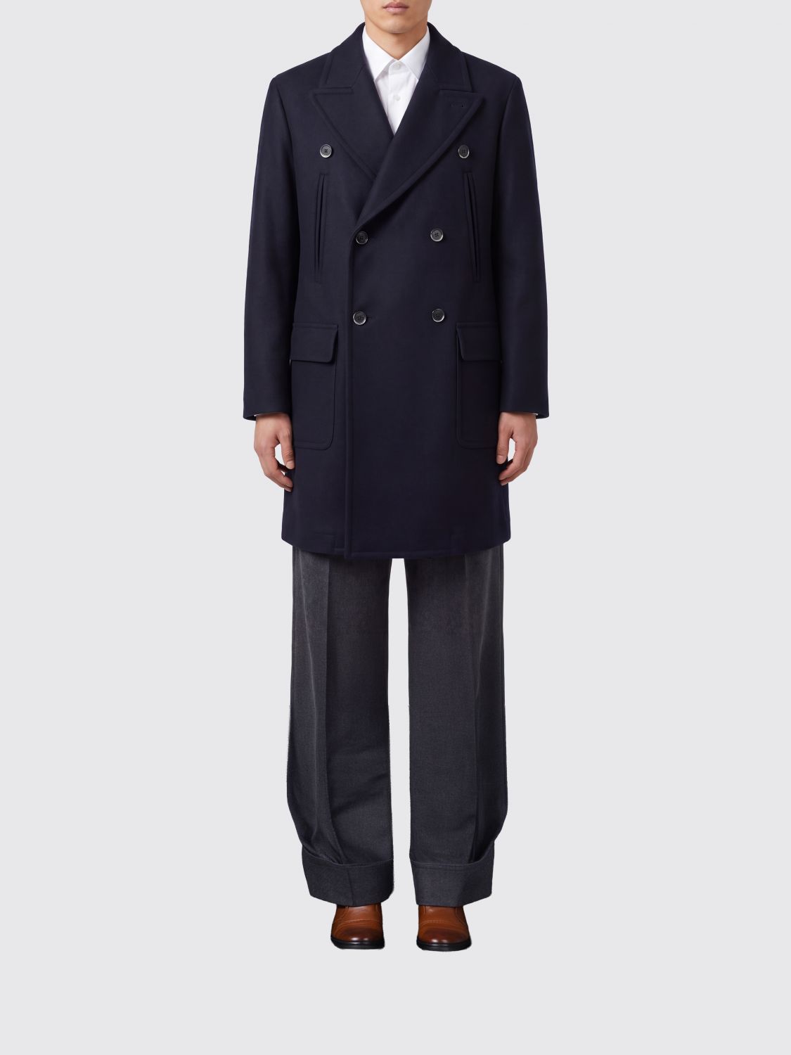 BARENA COAT: Coat men Barena, Blue - Img 1