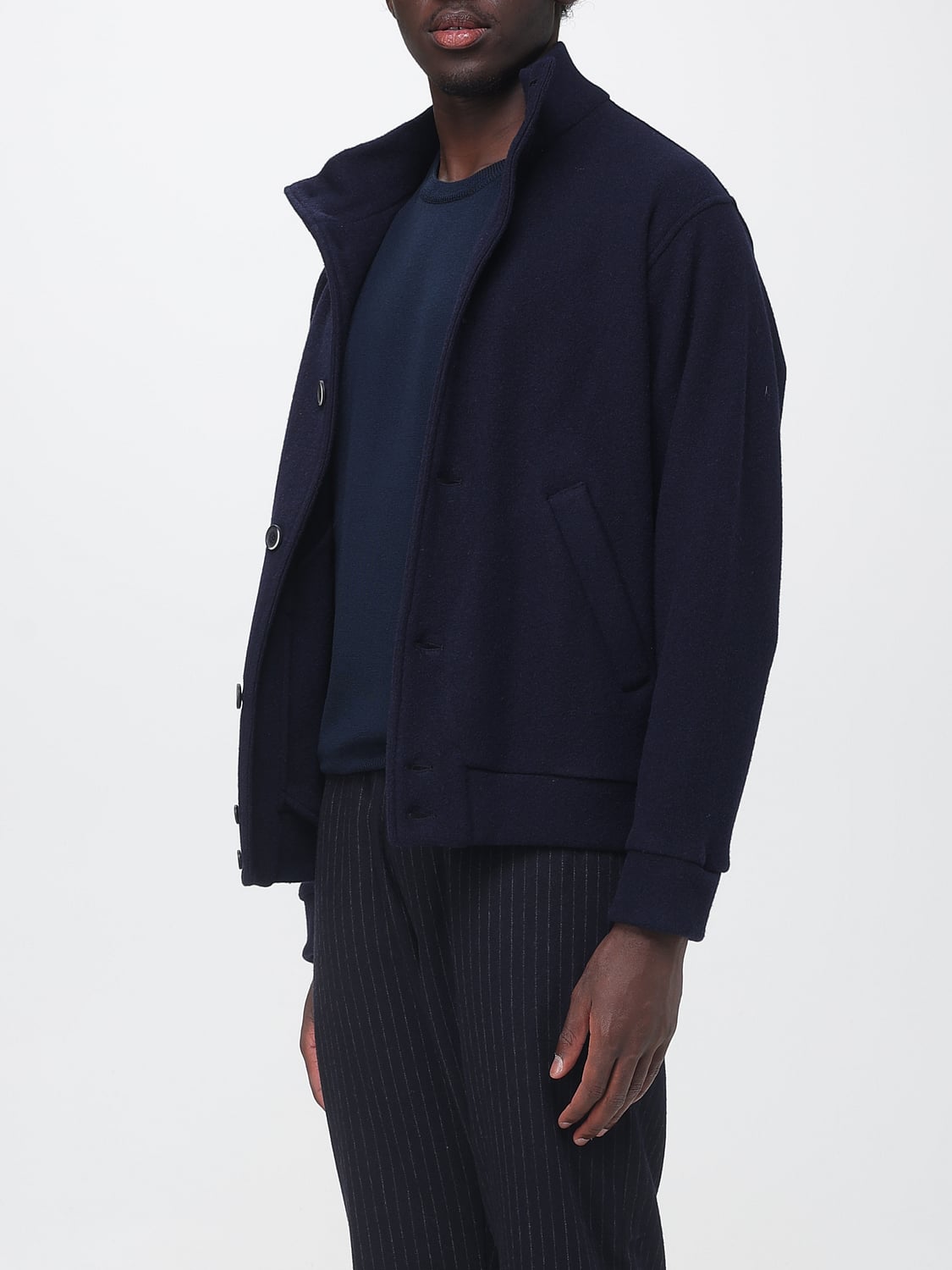 BARENA JUMPER: Jumper men Barena, Blue - Img 3