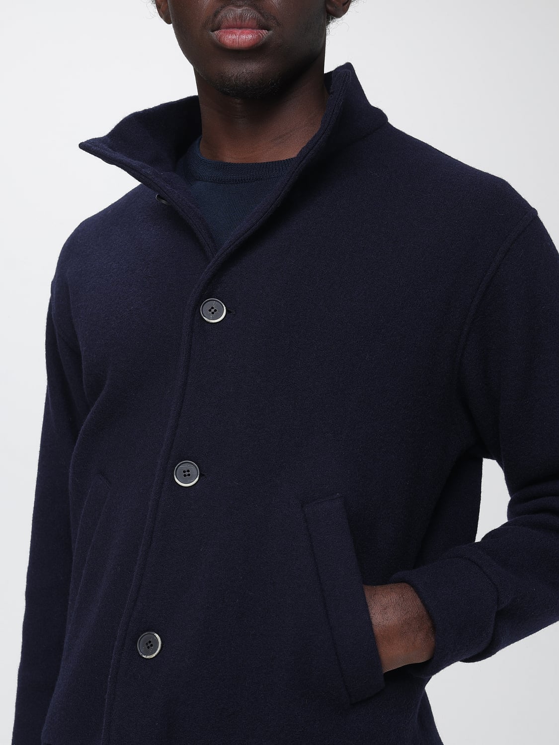 BARENA JUMPER: Jumper men Barena, Blue - Img 4