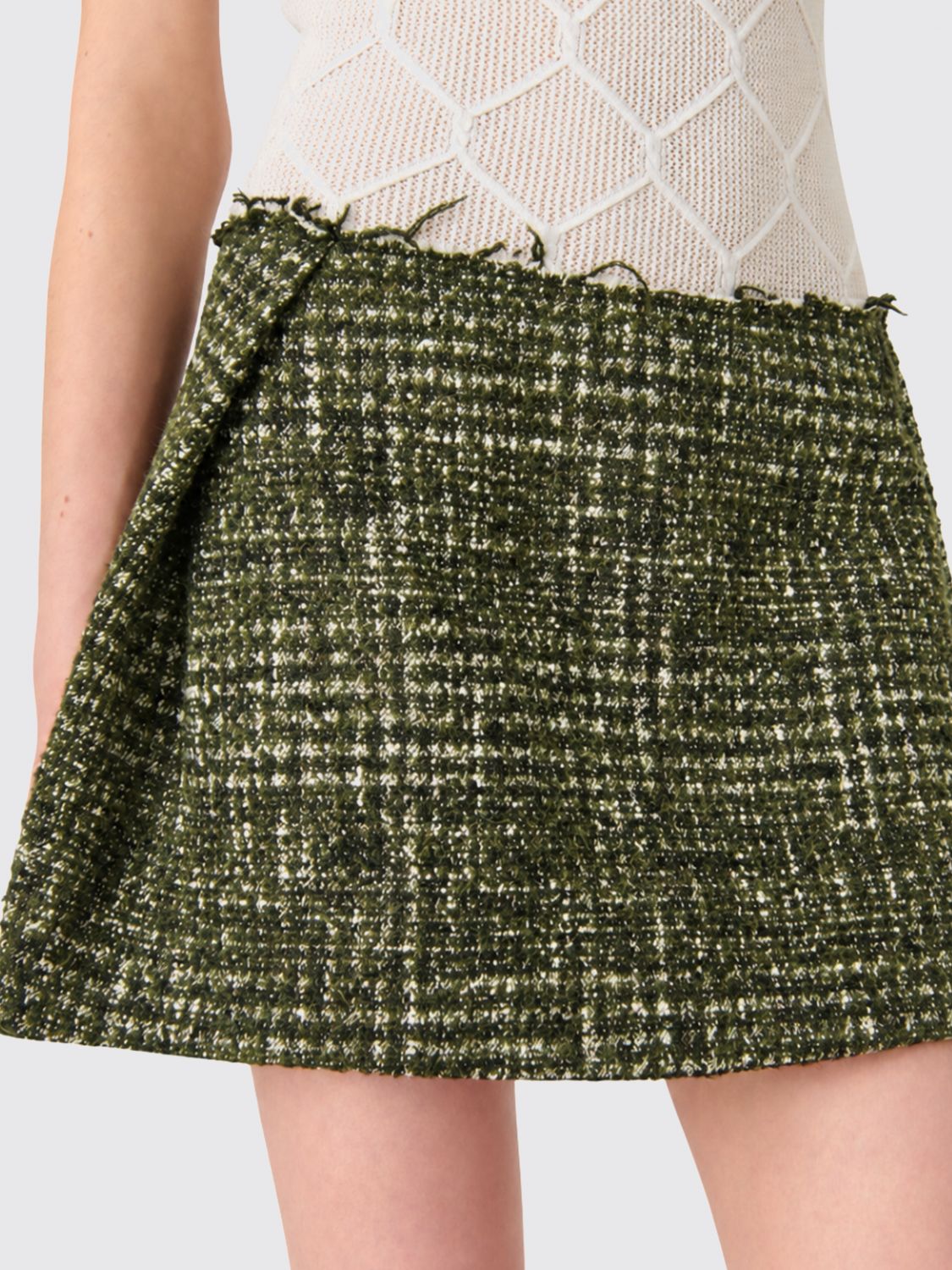 IRO FALDA: Falda mujer Iro, Beige - Img 3