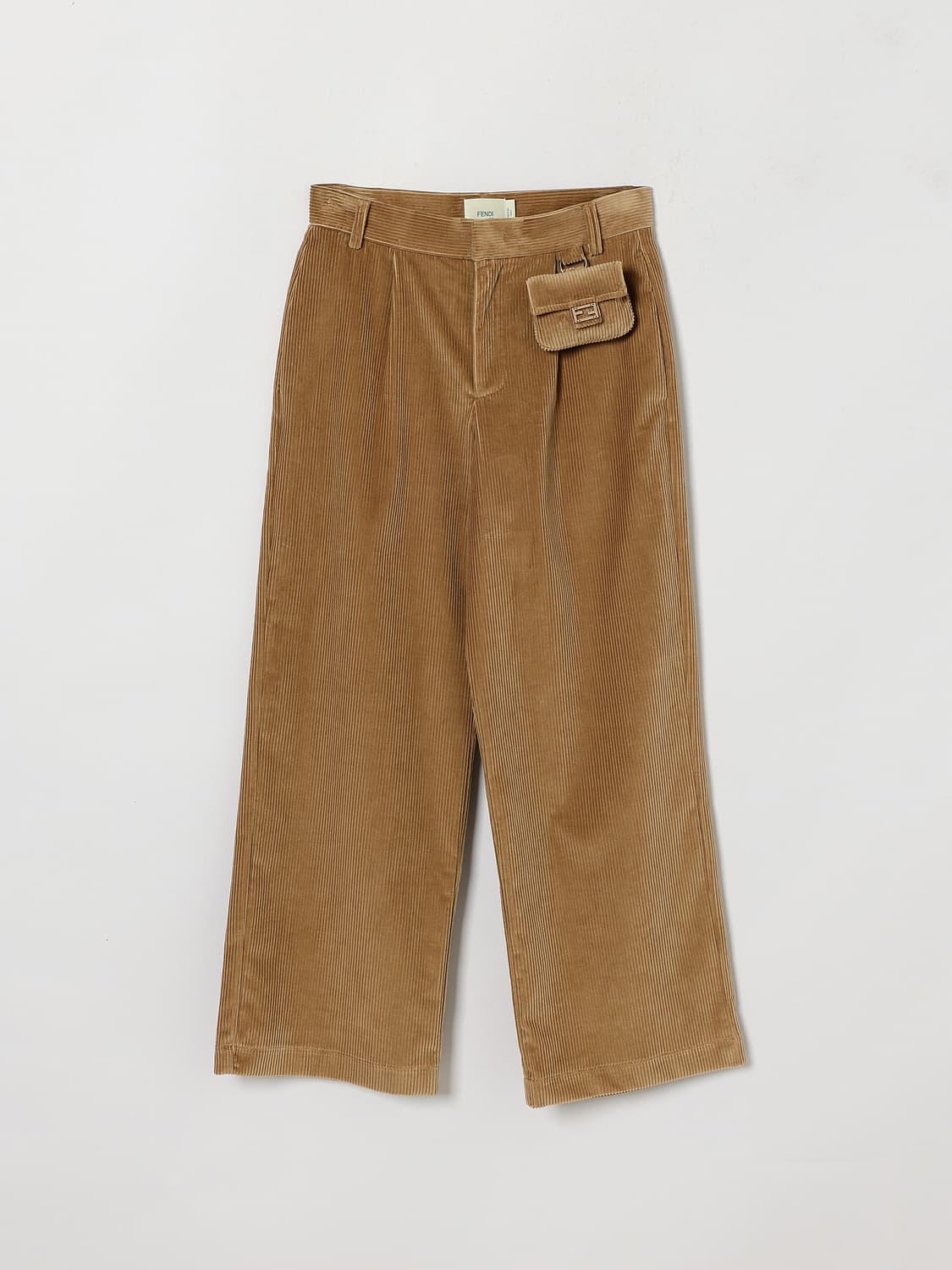 FENDI HOSE: Hose kinder Fendi, Braun - Img 1