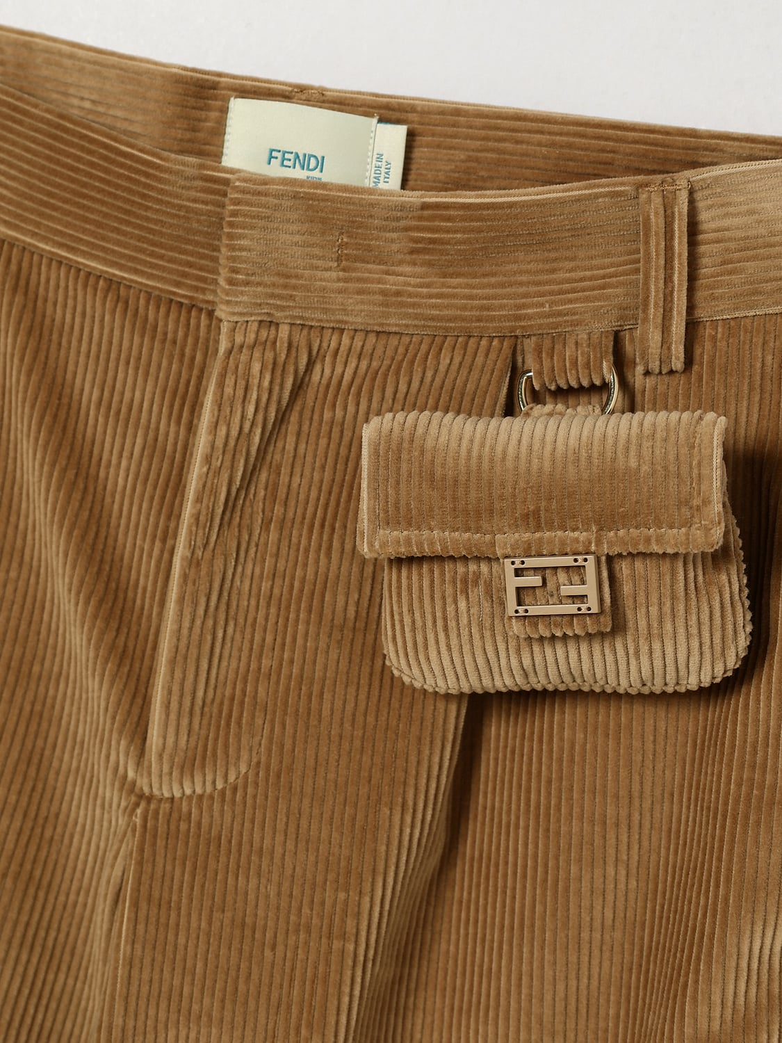 FENDI HOSE: Hose kinder Fendi, Braun - Img 3