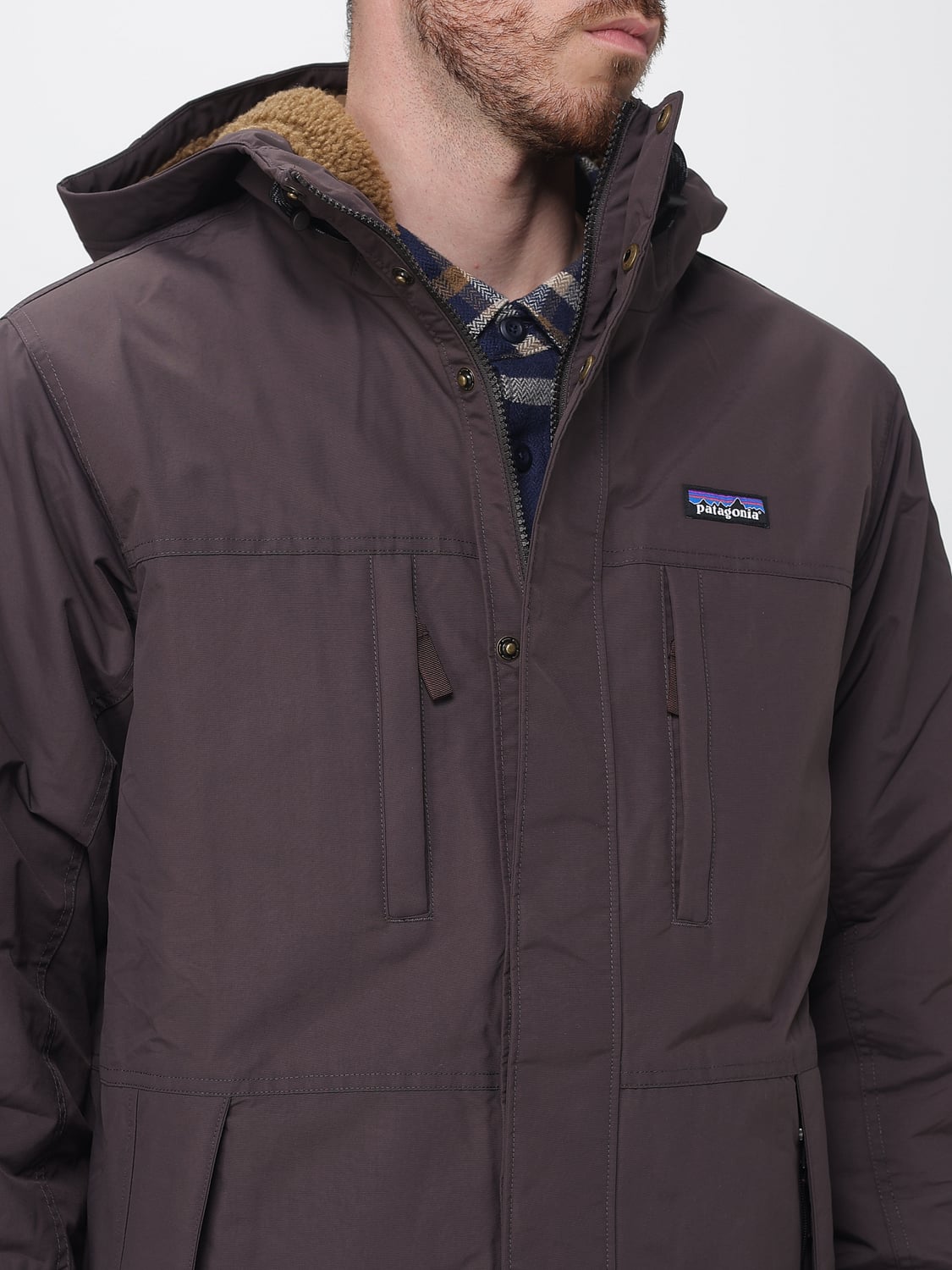 PATAGONIA COAT: Jacket men Patagonia, Brown - Img 4