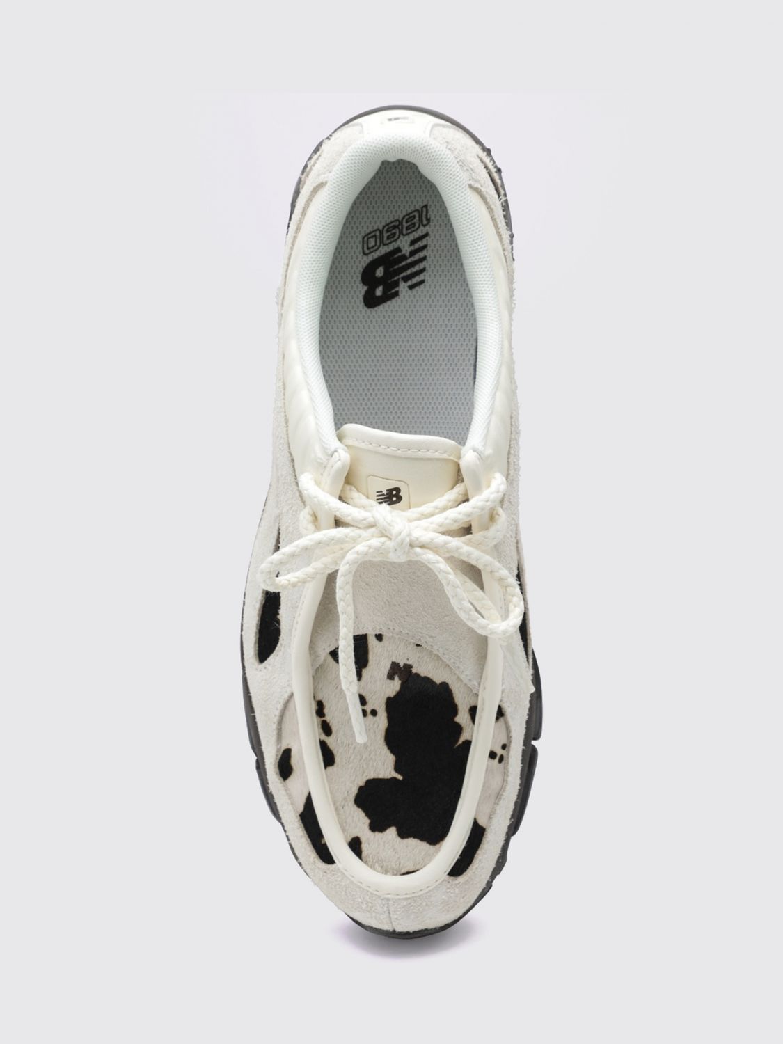 NEW BALANCE BASKETS: Baskets homme New Balance, Jaune Crème - Img 4