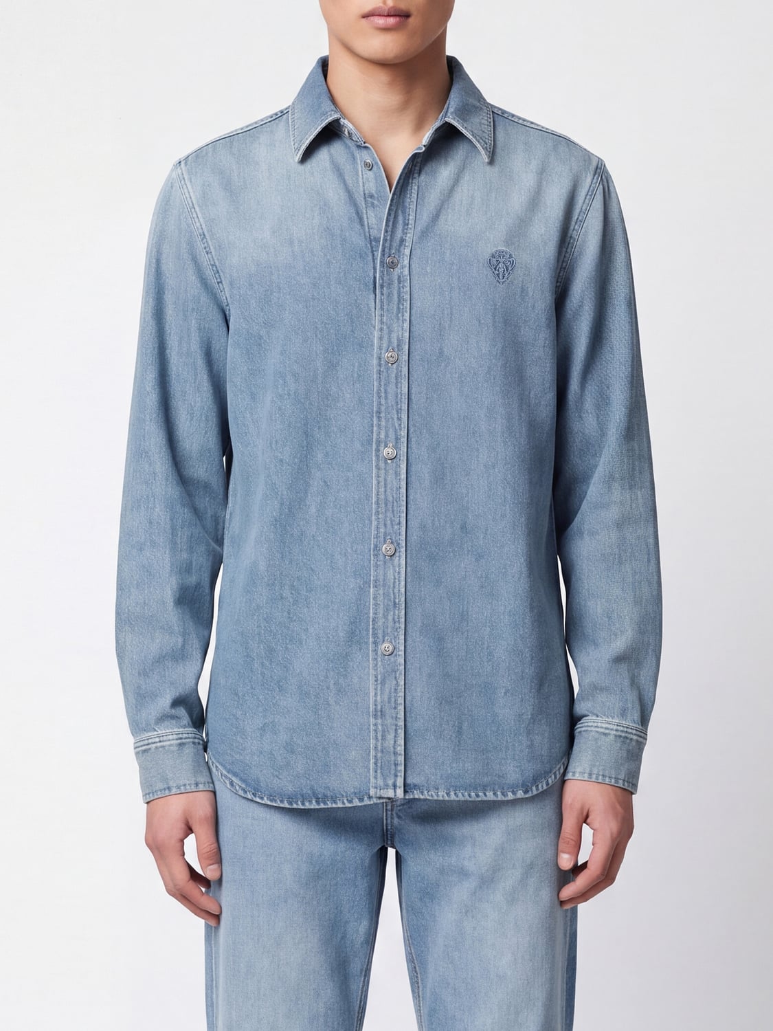GUCCI CAMICIA: Camicia uomo Gucci, Blue - Img 1