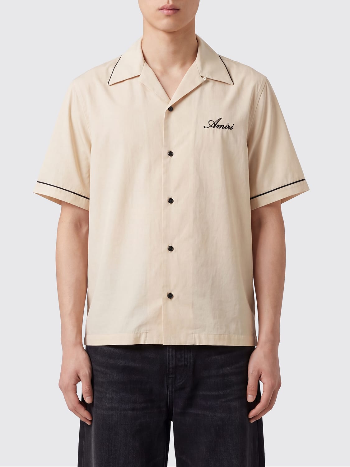 AMIRI CAMISA: Camisa hombre Amiri, Crema - Img 1