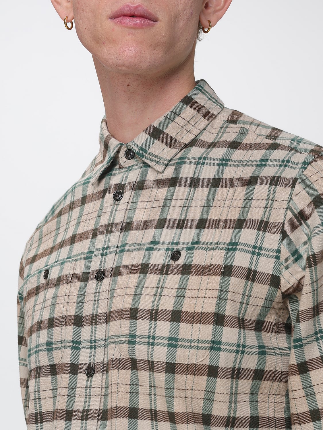 WOOLRICH CAMICIA: Camicia uomo Woolrich, Beige - Img 3