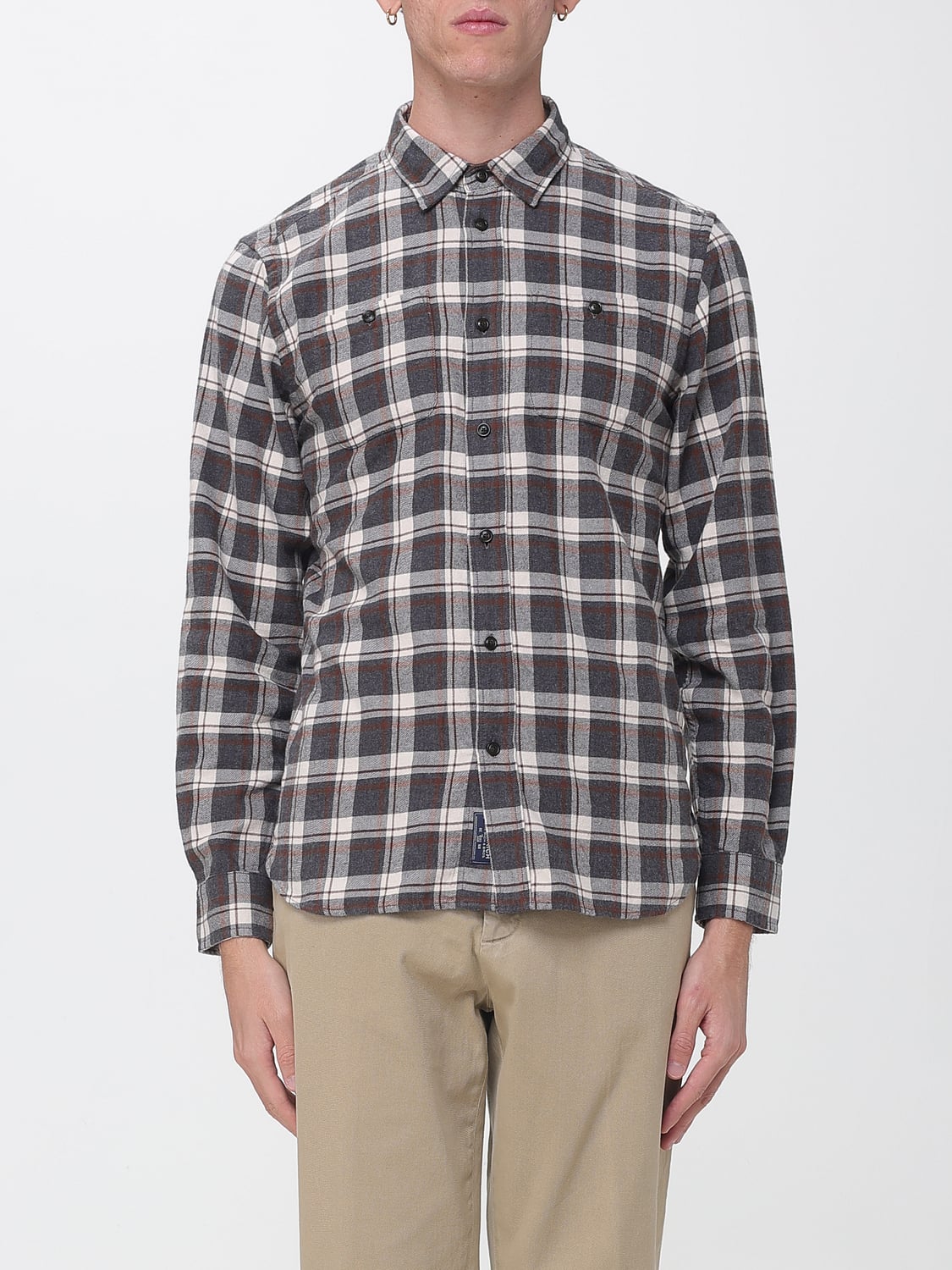 WOOLRICH CAMICIA: Camicia uomo Woolrich, Marrone - Img 1