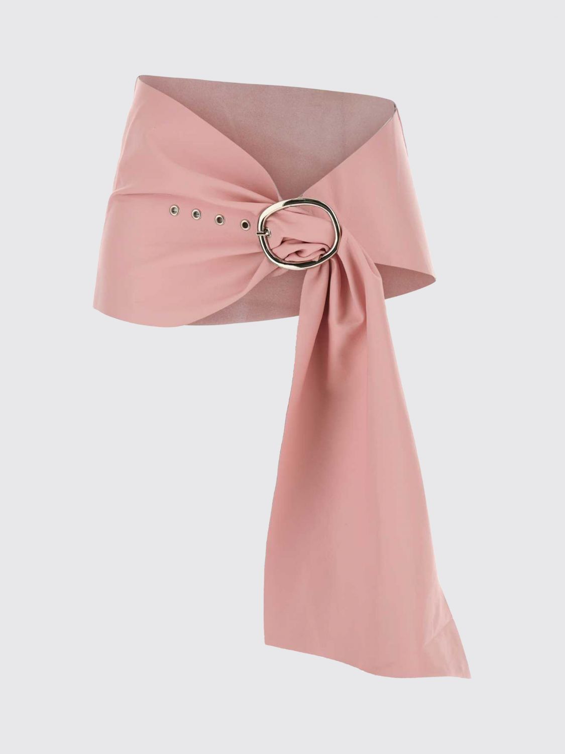 GIMAGUAS GÜRTEL: Asymmetrischer Gürtel GIMAGUAS aus Leder mit Dornschließe, Pink - Img 1