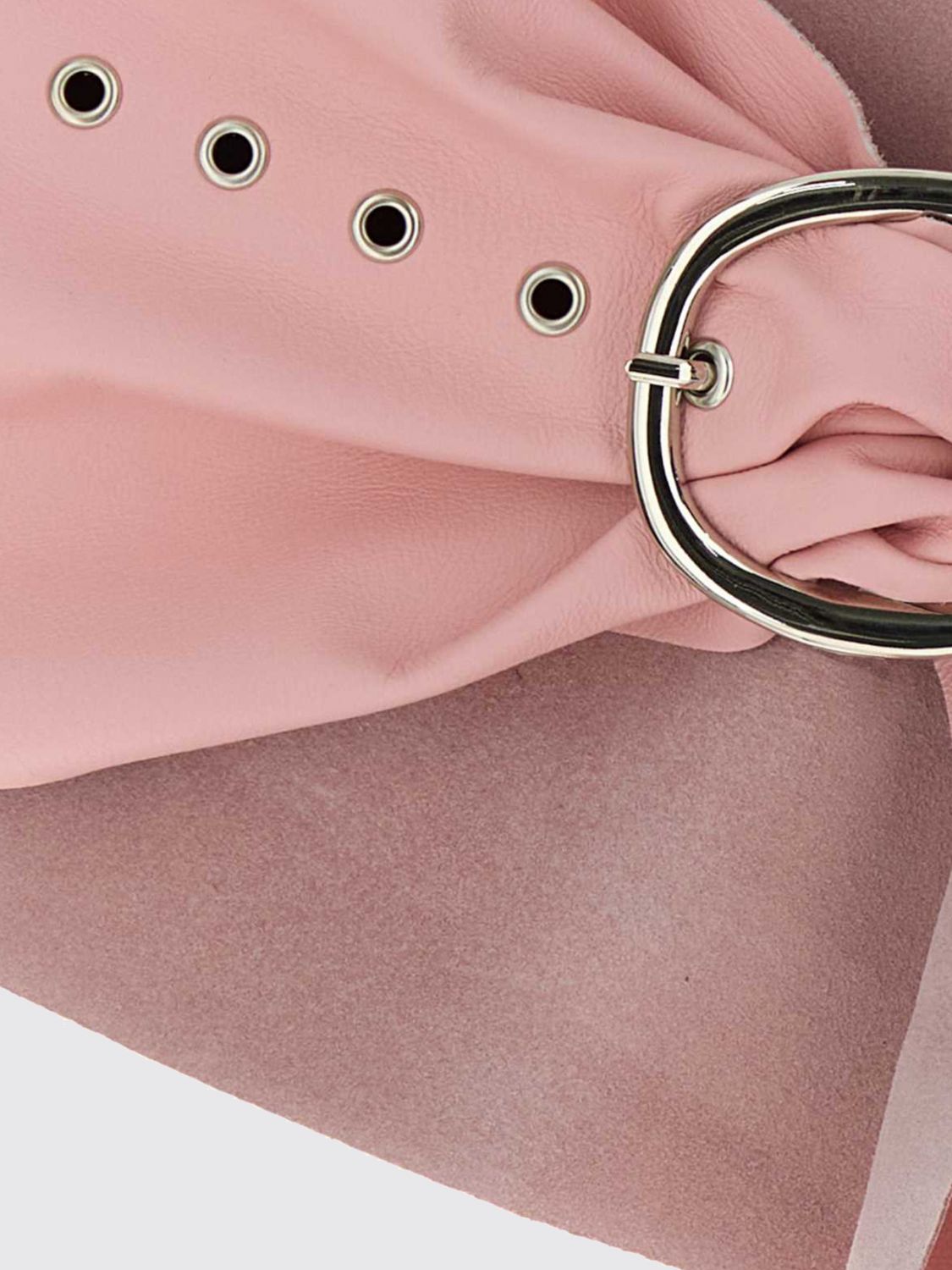 GIMAGUAS GÜRTEL: Asymmetrischer Gürtel GIMAGUAS aus Leder mit Dornschließe, Pink - Img 3