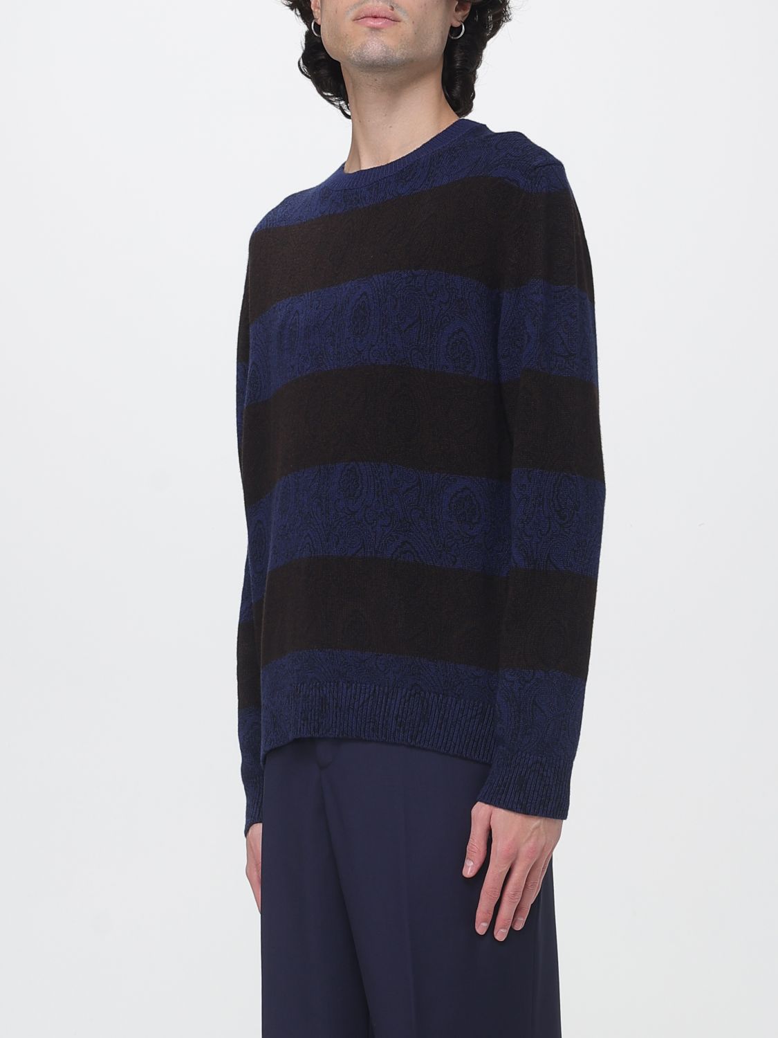 ETRO PULL: Pull homme Etro, Bleu - Img 4