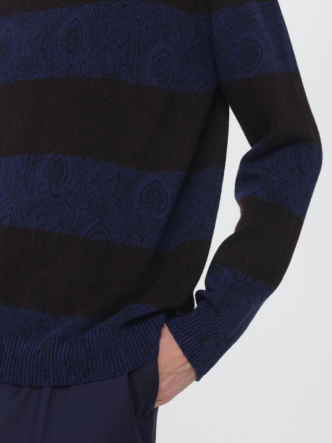 ETRO PULL: Pull homme Etro, Bleu - Img 5