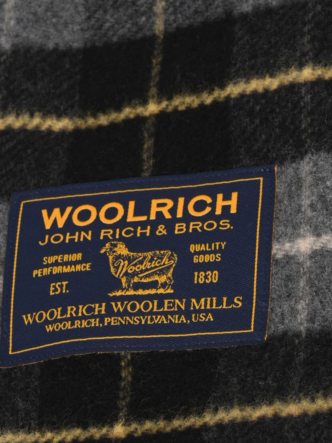 WOOLRICH ШАРФ: Шарф Мужское Woolrich, Серый - Img 2